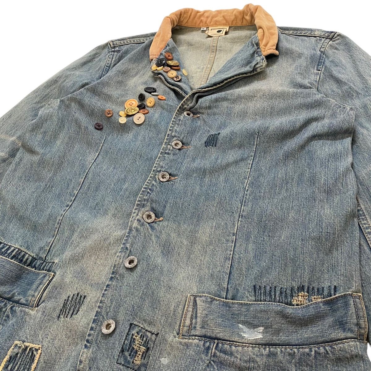 Vintage ⚡️Vintage Mangrove design button patchwork jacket Size US S / EU 44-46 / 1 - 6 Thumbnail