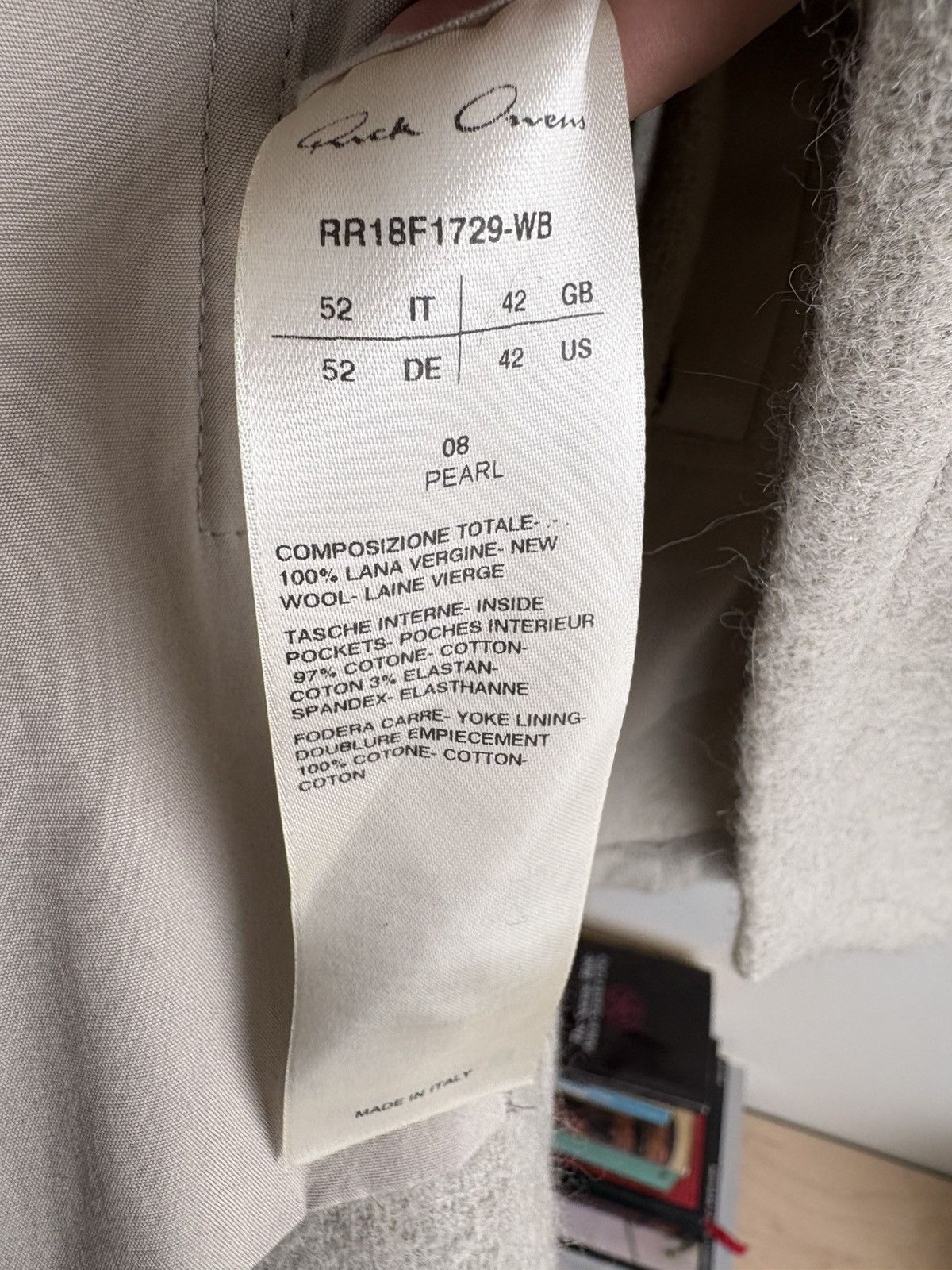 Rick Owens Sisyphus Boiled Wool Overshirt Size US L / EU 52-54 / 3 - 4 Thumbnail