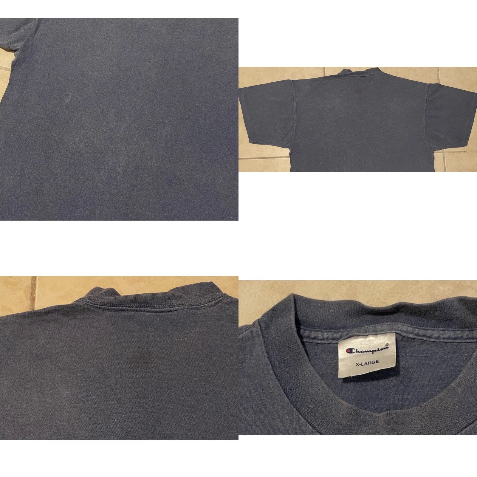 Champion VINTAGE Champion Shirt XL NY Giants Blue 90s Grunge Football Champions Size US XL / EU 56 / 4 - 8 Thumbnail