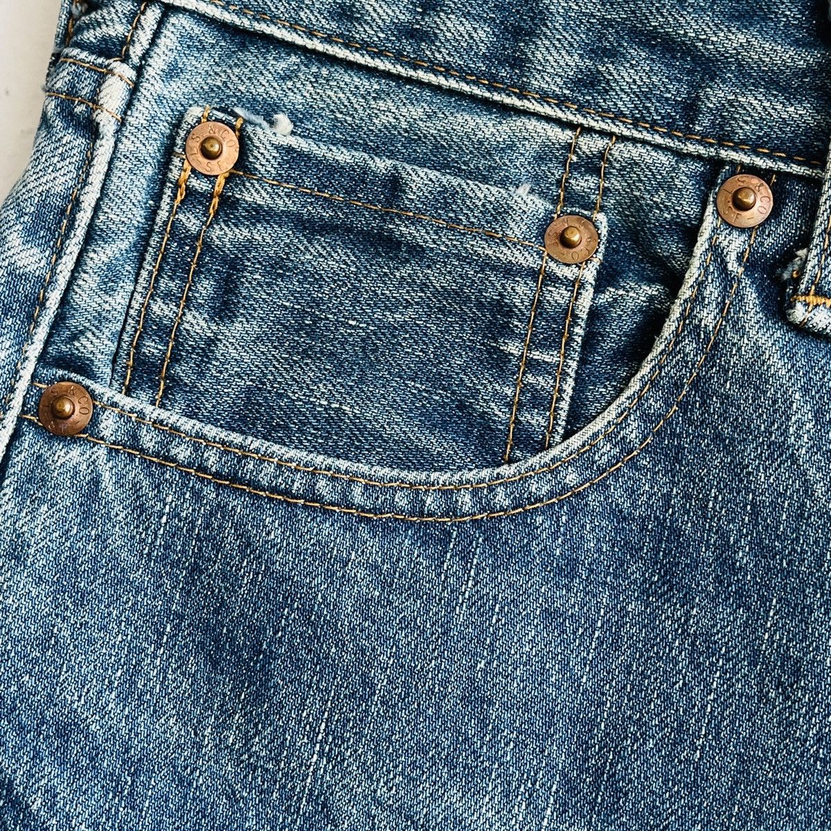 Levi's Vintage Levi's 502XX Big E Distressed Cut Selvedge Jeans J22 Size US 30 / EU 46 - 12 Thumbnail