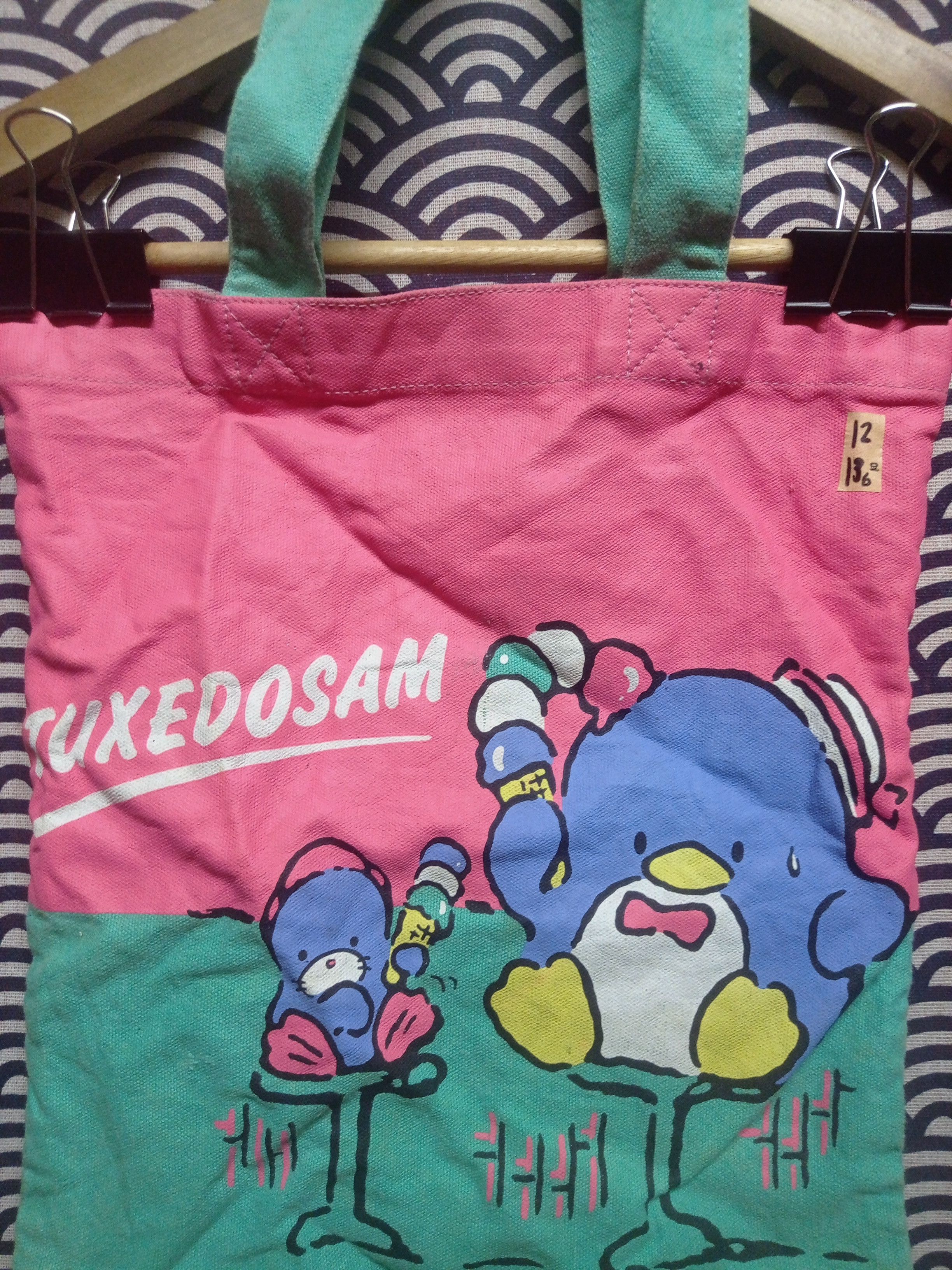 Japanese Brand Vintage sanrio tuxedosam cute penguin tote bag #BG2 Size ONE SIZE - 1 Thumbnail