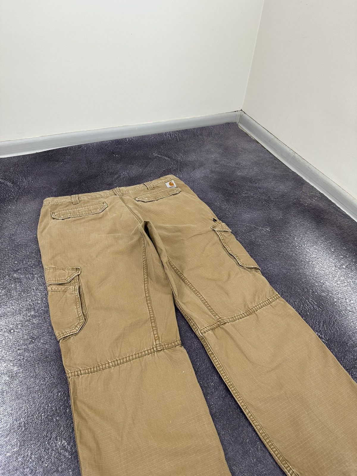 Carhartt Vintage Carhartt Cargo Baggy Distressed Opium USA Work Pants Size US 38 / EU 54 - 5 Thumbnail