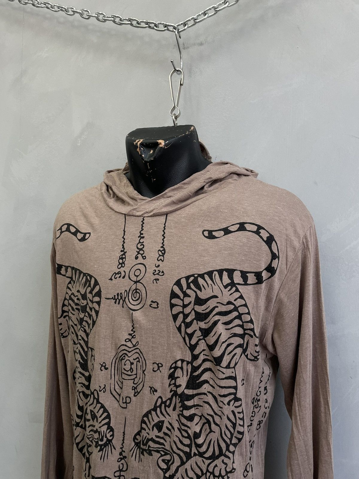 Jean Paul Gaultier JPG style overprint hoodie hippie vintage hype y2k Size US M / EU 48-50 / 2 - 3 Thumbnail