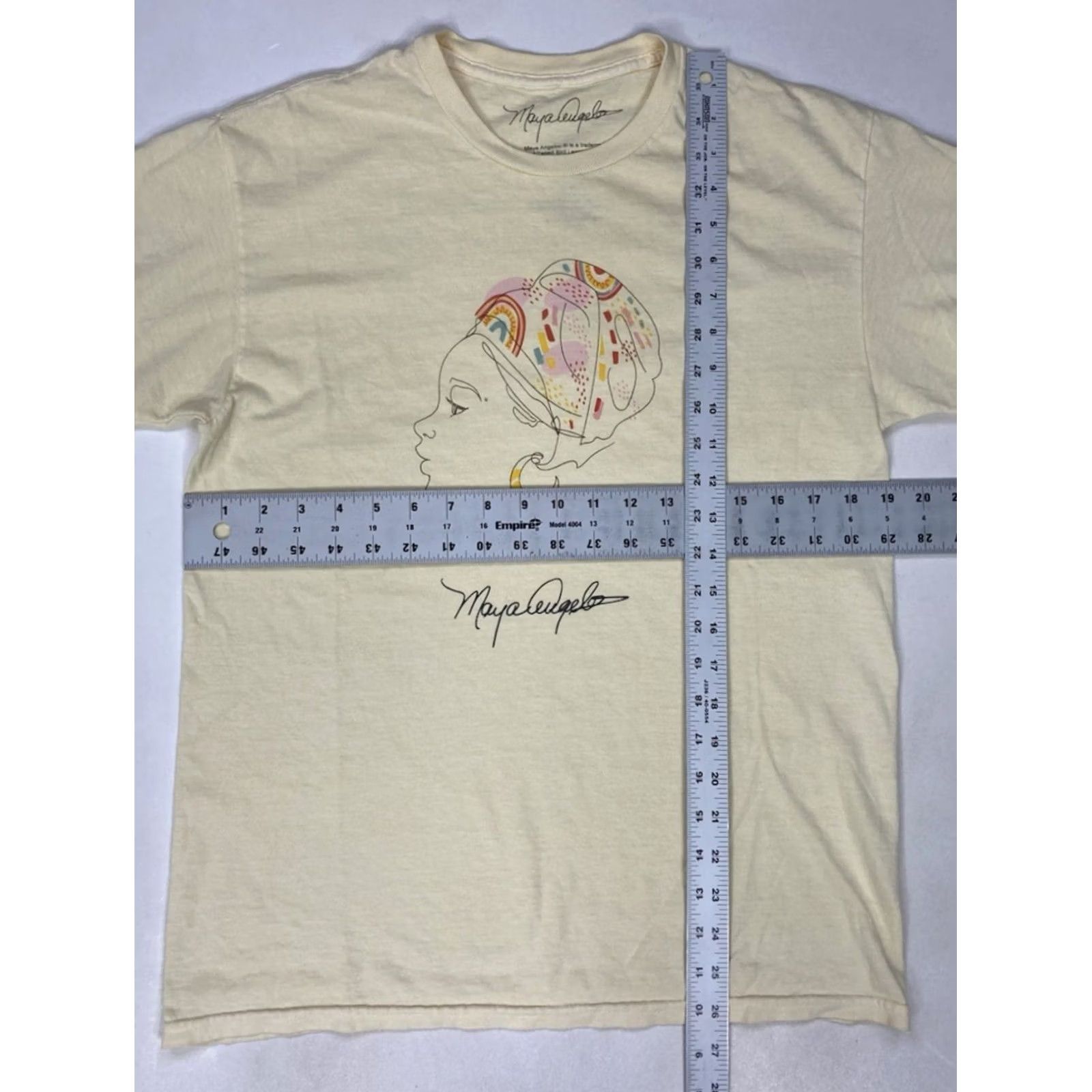Vintage VINTAGE Maya Angelou Graphic T-shirt Women Medium Yellow Short Sleeve Size M / US 6-8 / IT 42-44 - 5 Thumbnail