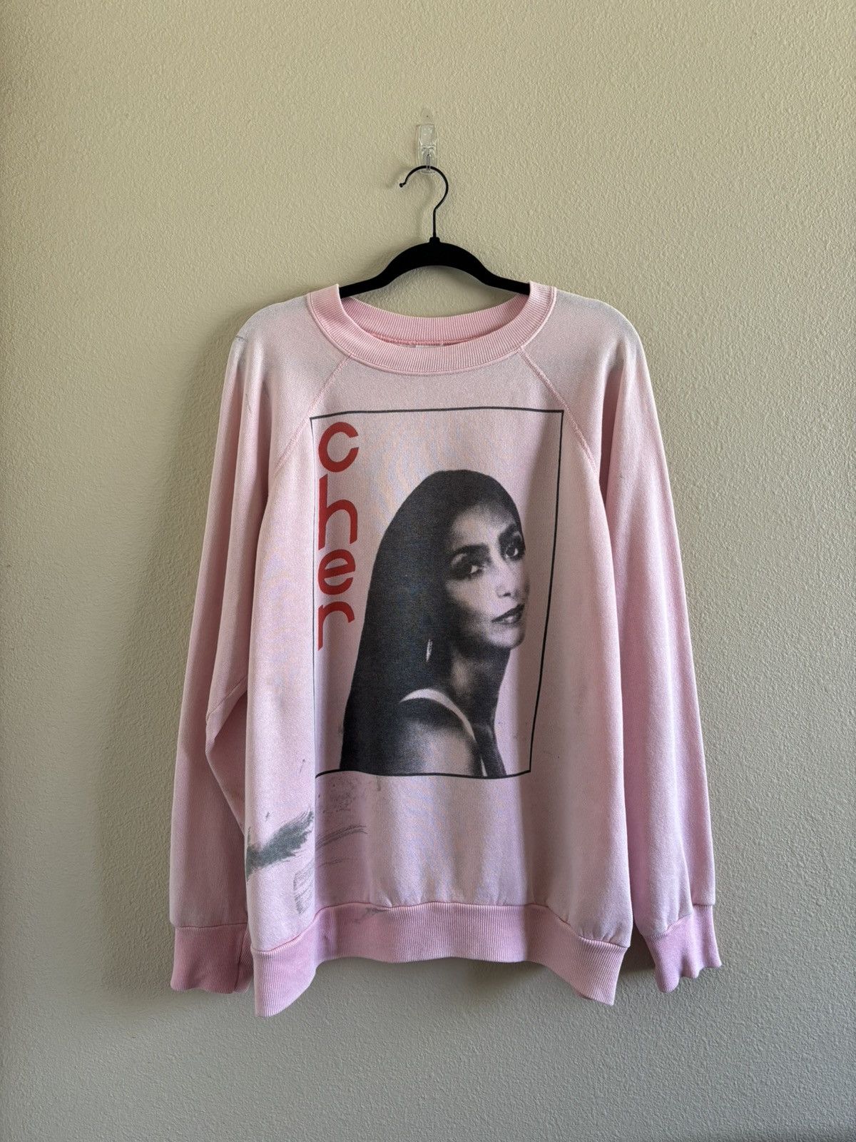 Vintage True Vintage 70s/80s Cher Raglan Fleece Crewneck Large Size US L / EU 52-54 / 3 - 1 Thumbnail
