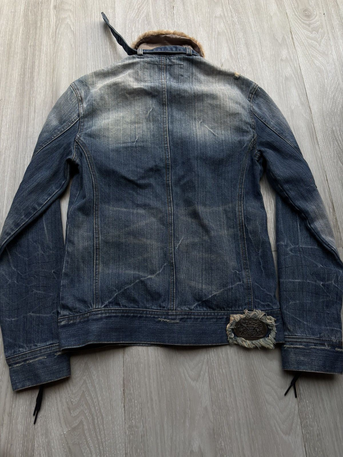 Hysteric Glamour CASVA phyton lace-up denim jacket Size US S / EU 44-46 / 1 - 7 Thumbnail