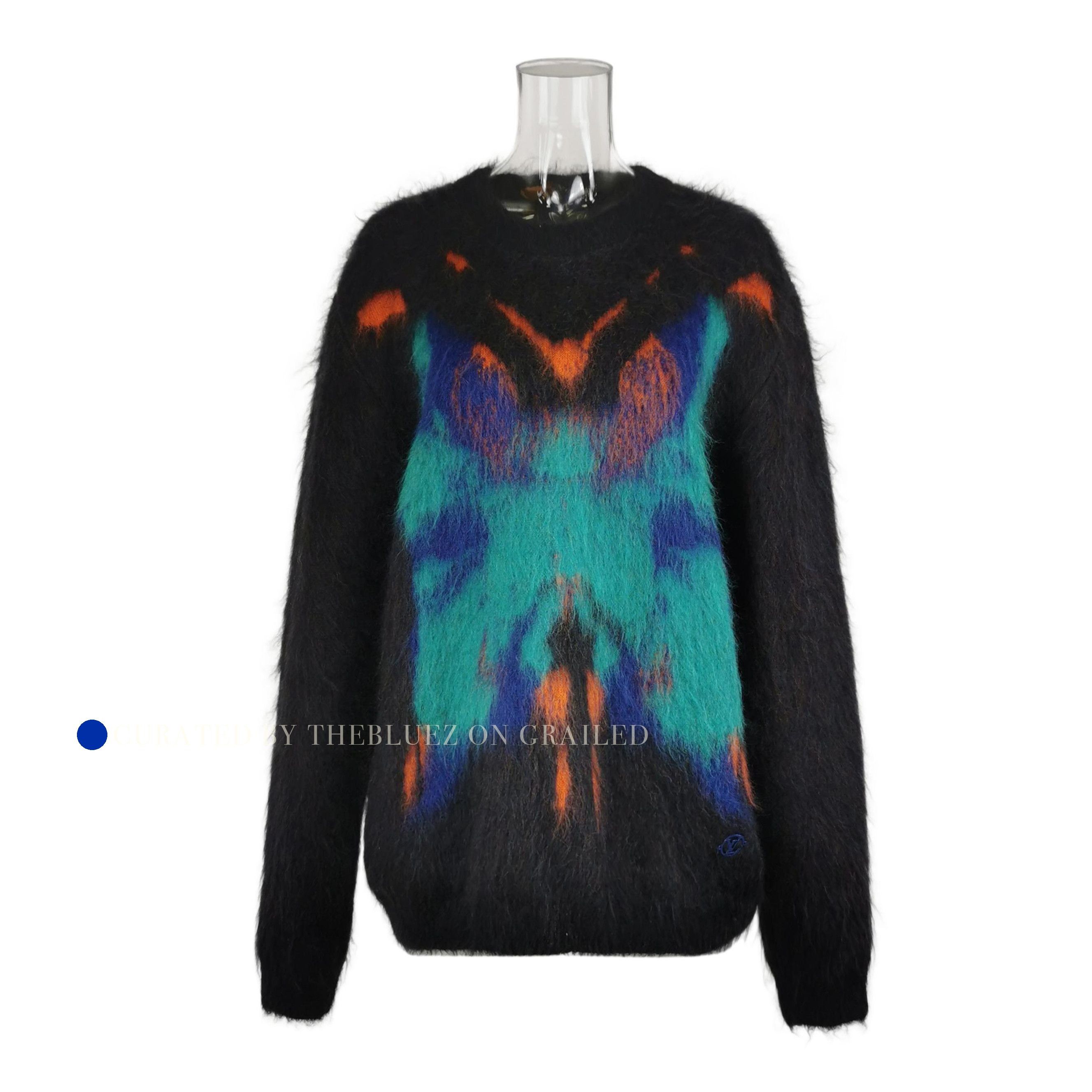 Louis Vuitton Colorful Mohair Butterfly Knit Sweater Size US L / EU 52-54 / 3 - 1 Preview