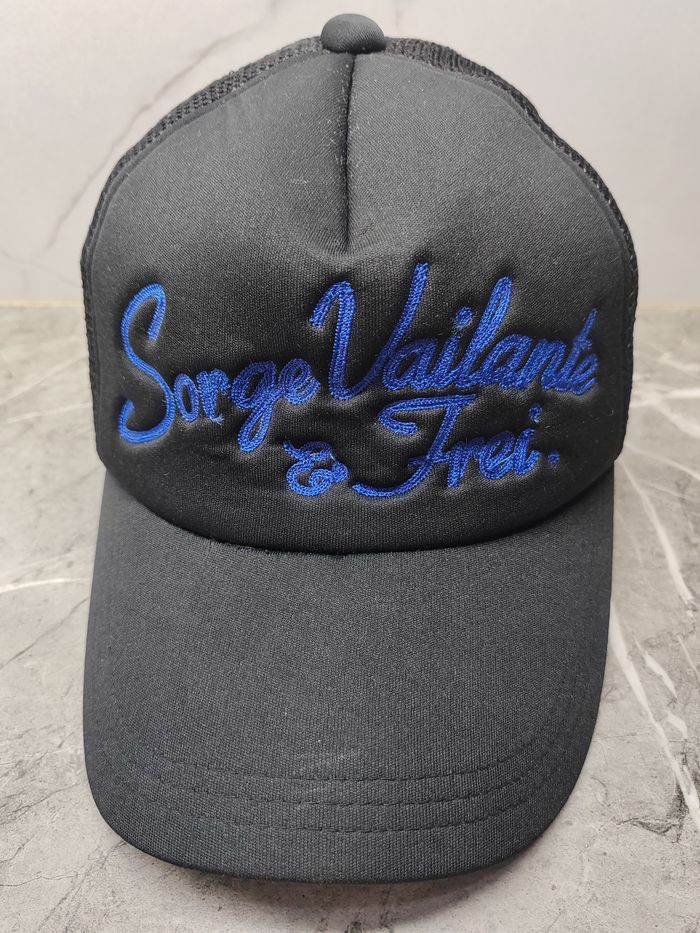 Japanese Brand Vintage Maison Gilfy Sorge Vailante & Trei Trucker Hat Cap Size ONE SIZE - 2 Thumbnail