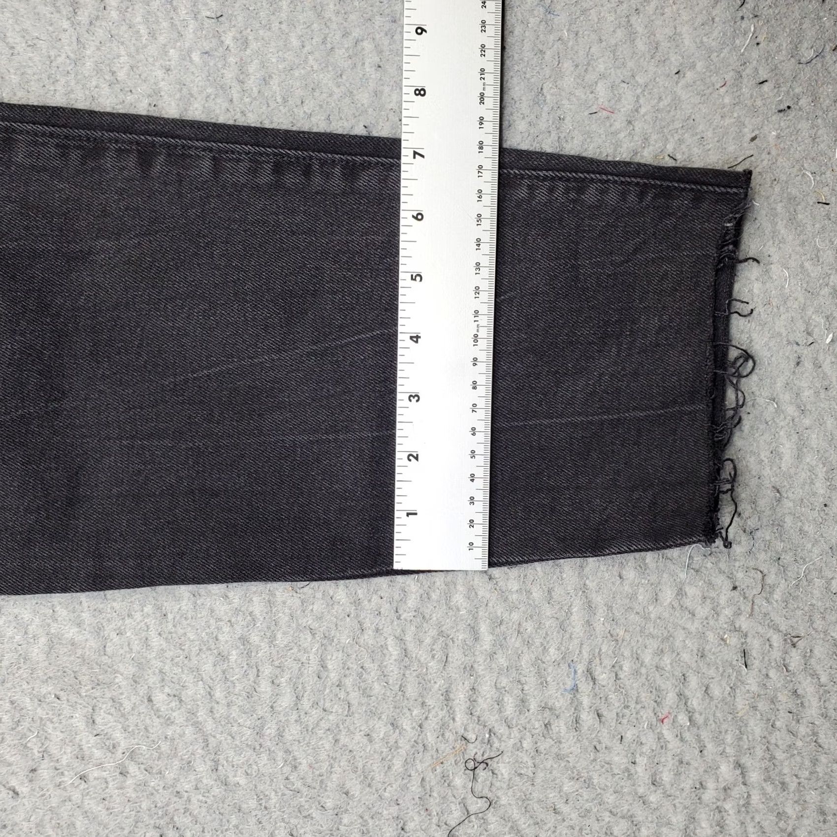 Old Navy Old Navy Womens Jeans 14 Black Straight High-Rise 5-Pocket Denim XS? Size 36" / US 14 / IT 50 - 5 Thumbnail