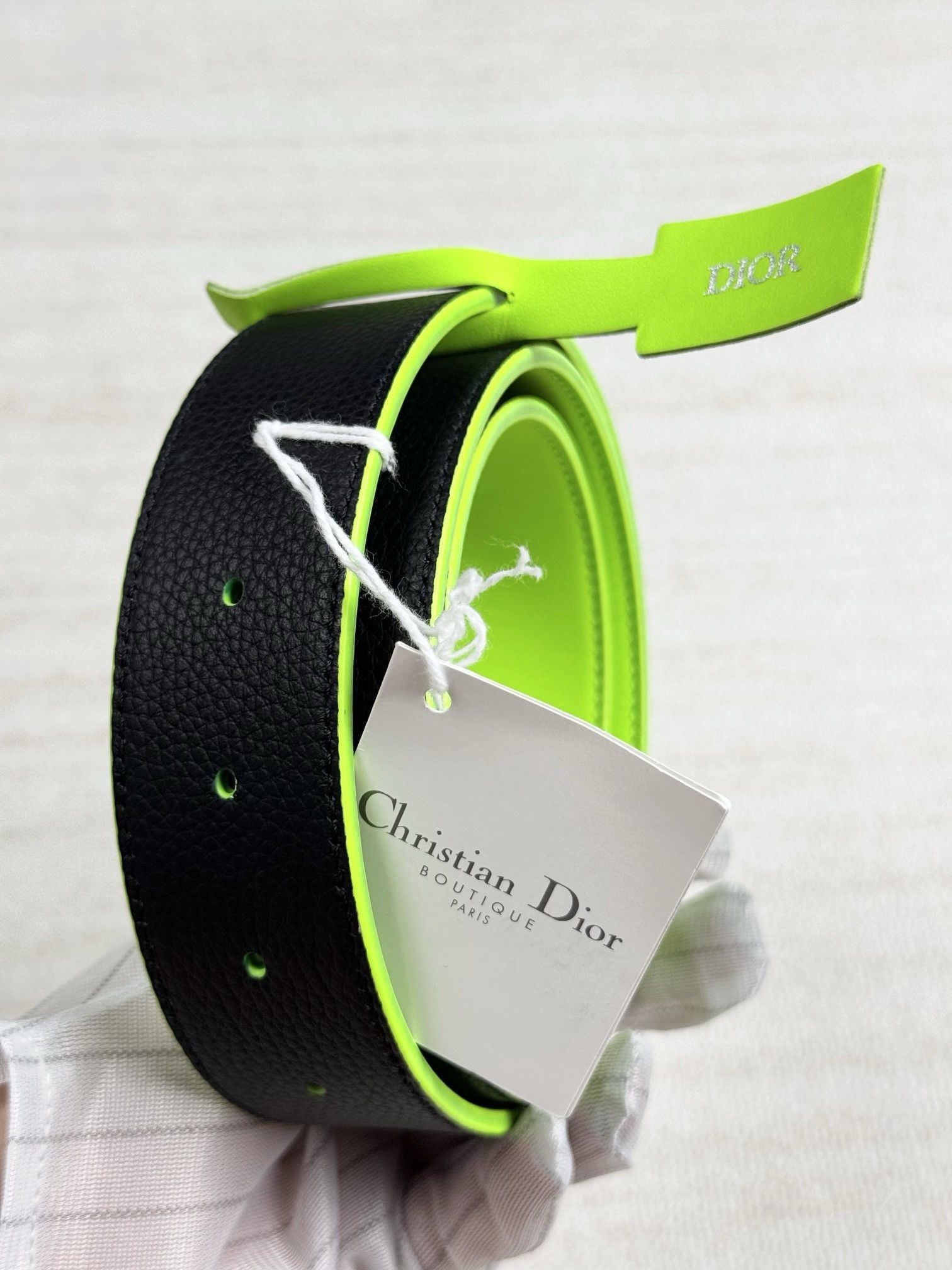 Dior × Travis Scott dior cactus jack reversible belt Size 30 - 1 Thumbnail