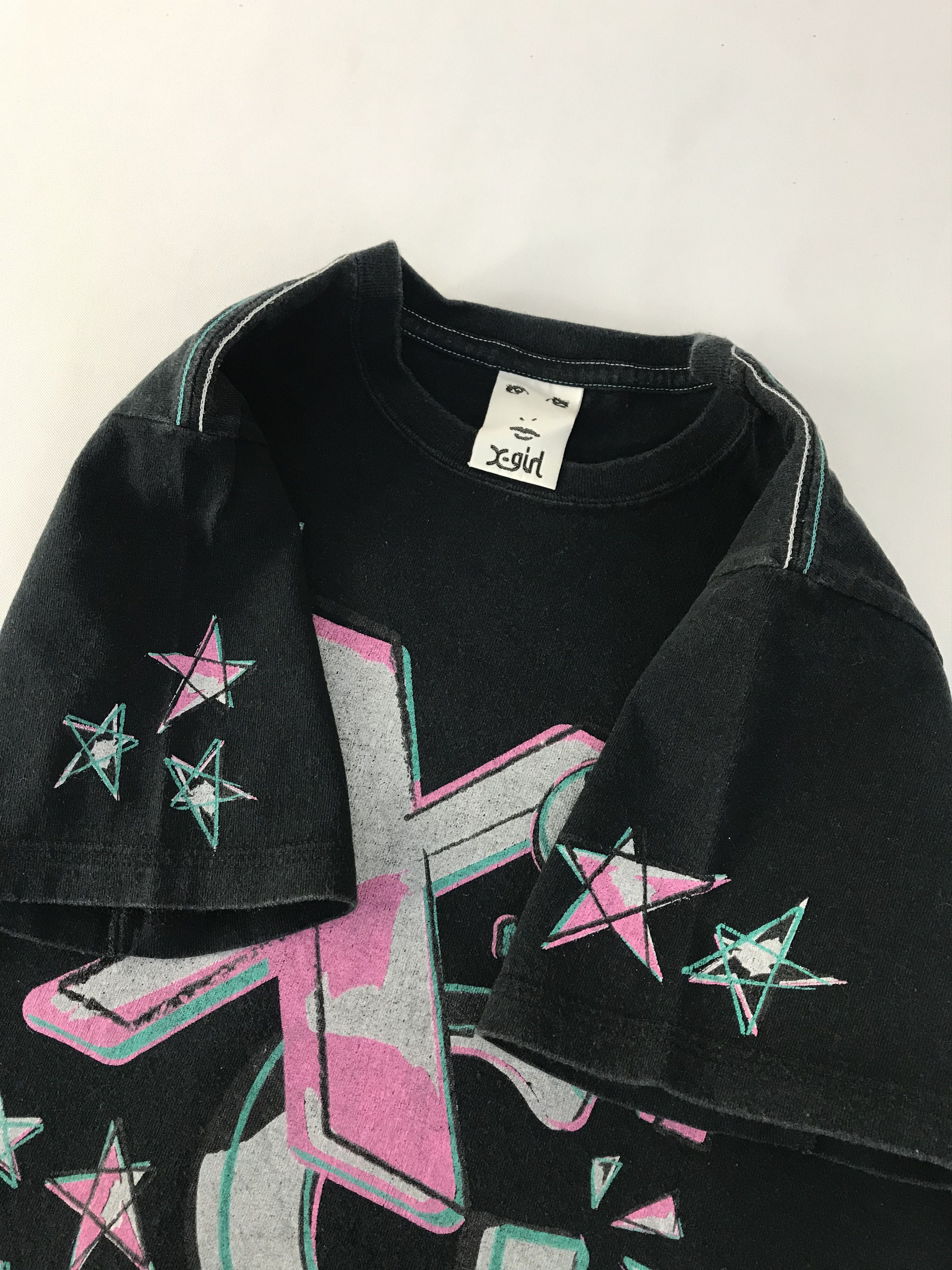 Japanese Brand Hype X Girl 94 Big Logo Printed Tee T-shirt Designer Size M / US 6-8 / IT 42-44 - 4 Thumbnail