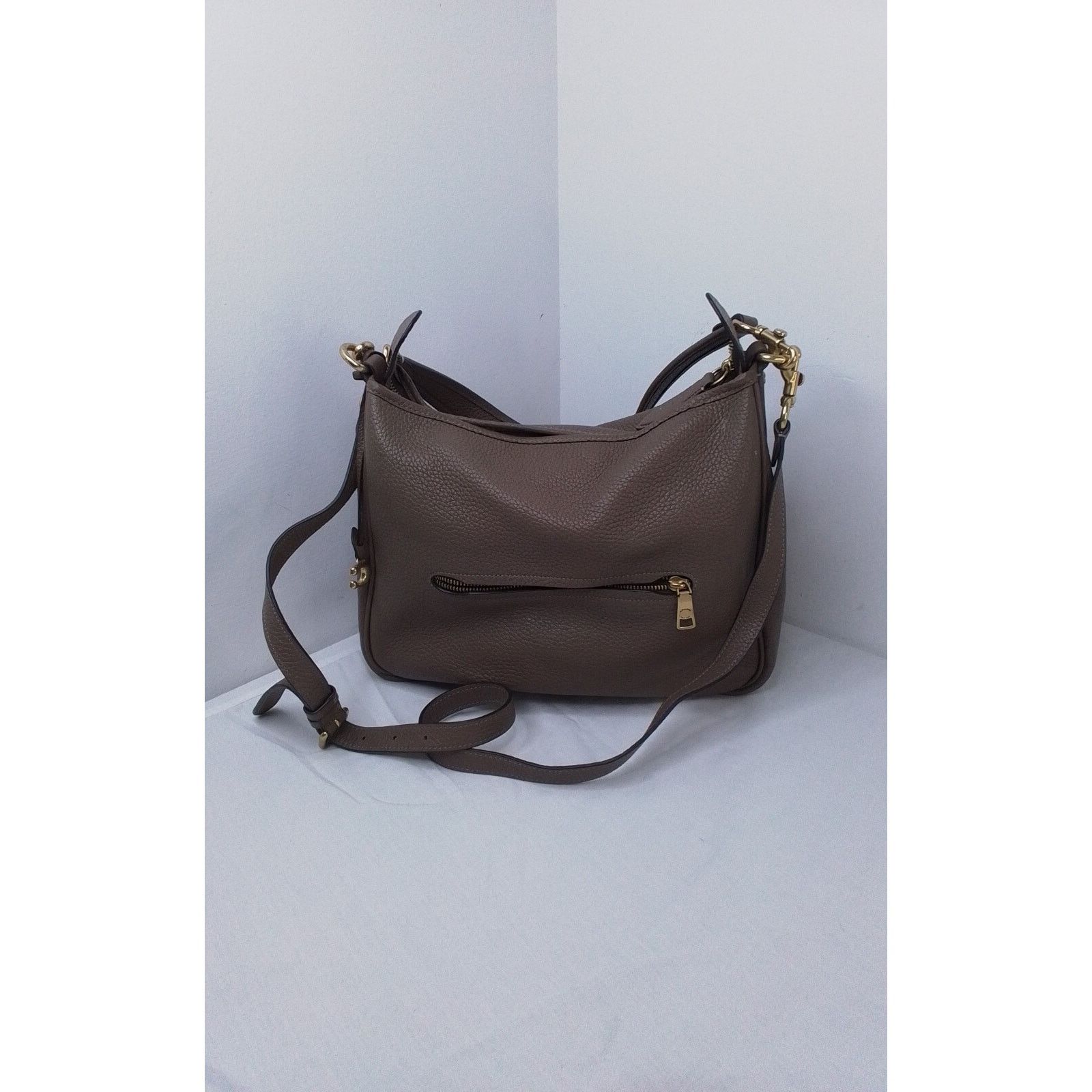 Coach Coach Purse Handbag Brown Leather #J2033 Size ONE SIZE - 2 Thumbnail