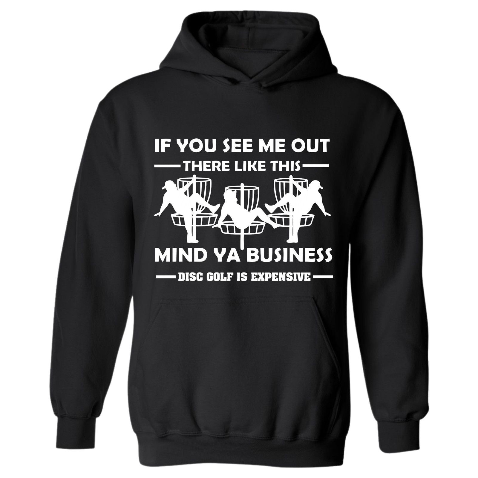 Gildan Disc Golf Hoodie Discgolf Is Expensive Funny Stripper Mens Size US L / EU 52-54 / 3 - 1 Thumbnail