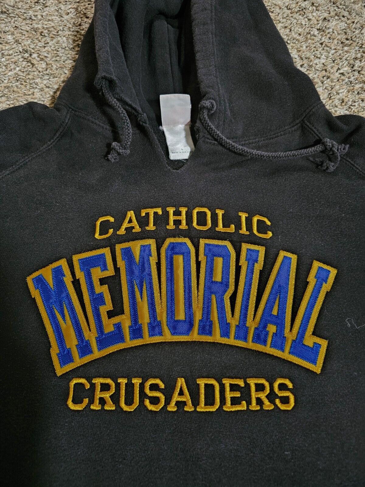 Designer catholic memorial Badger Sports Small modified neck hoodie Size US S / EU 44-46 / 1 - 2 Thumbnail