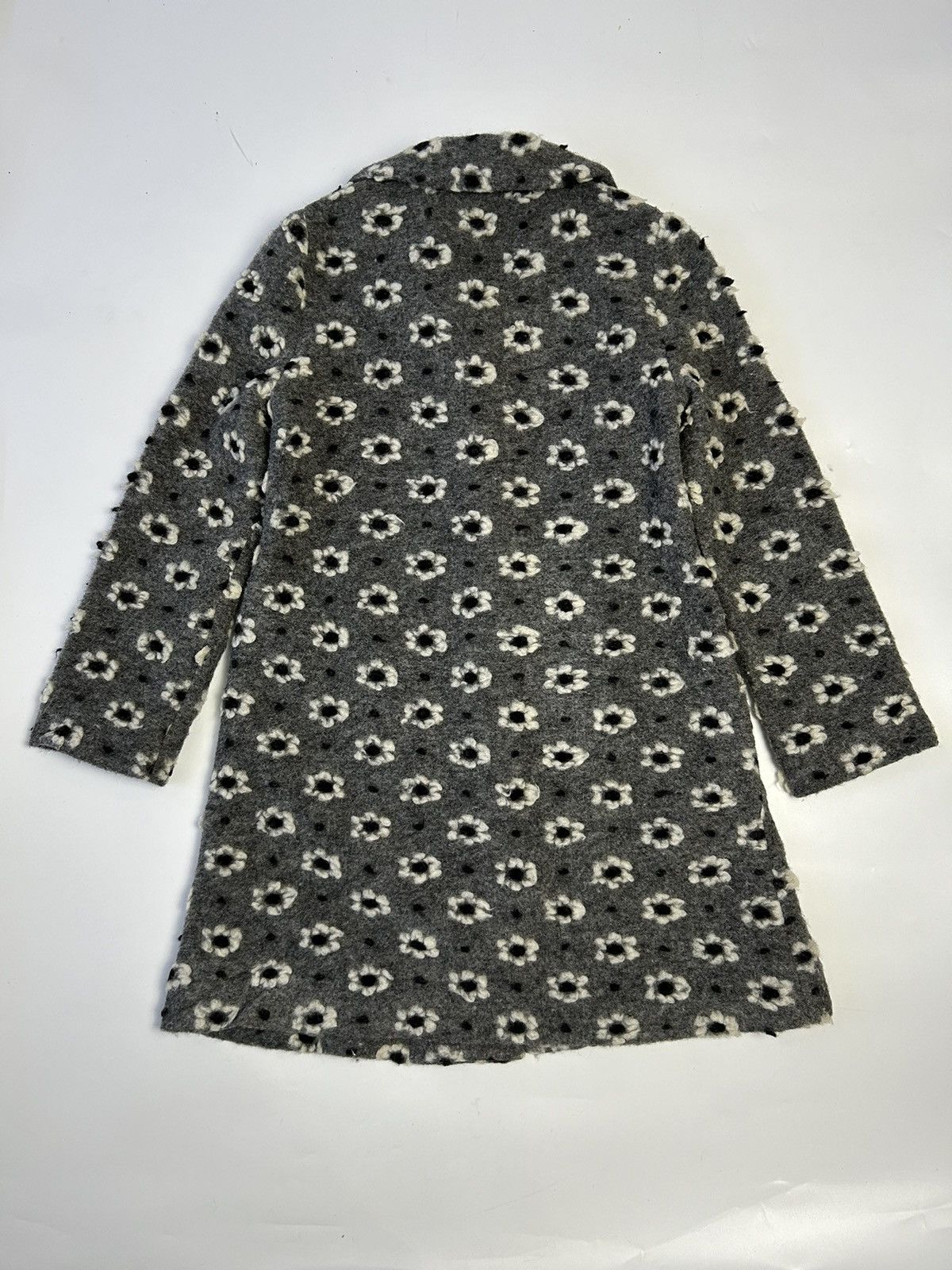 Japanese Brand UNIVERVAL MUSE LONG FLEECE COAT Size ONE SIZE - 3 Thumbnail