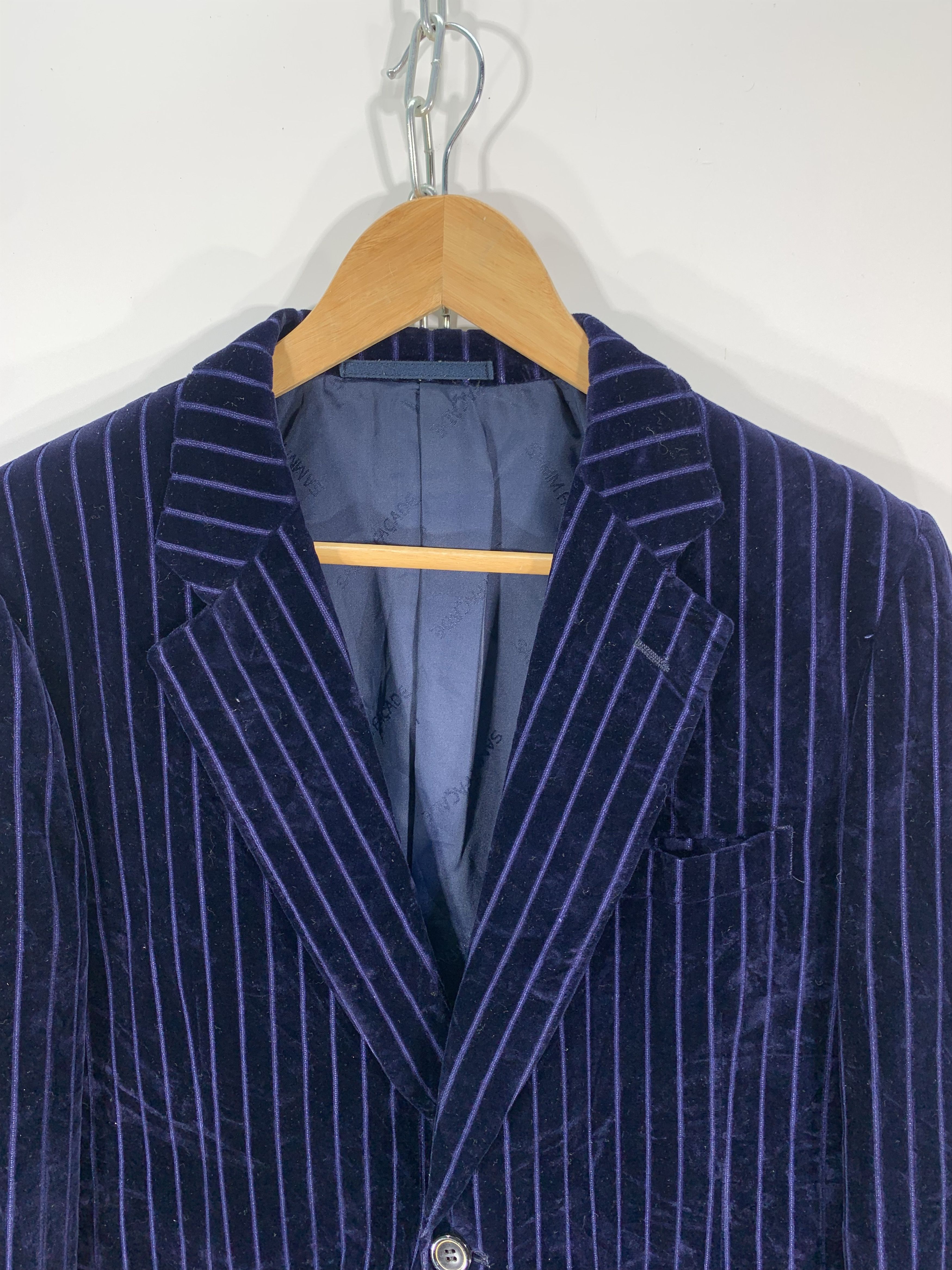 Japanese Brand × Velvet × Vintage ⚡️Vintage Valvet Coat Blazer RARE Size US S / EU 44-46 / 1 - 4 Thumbnail