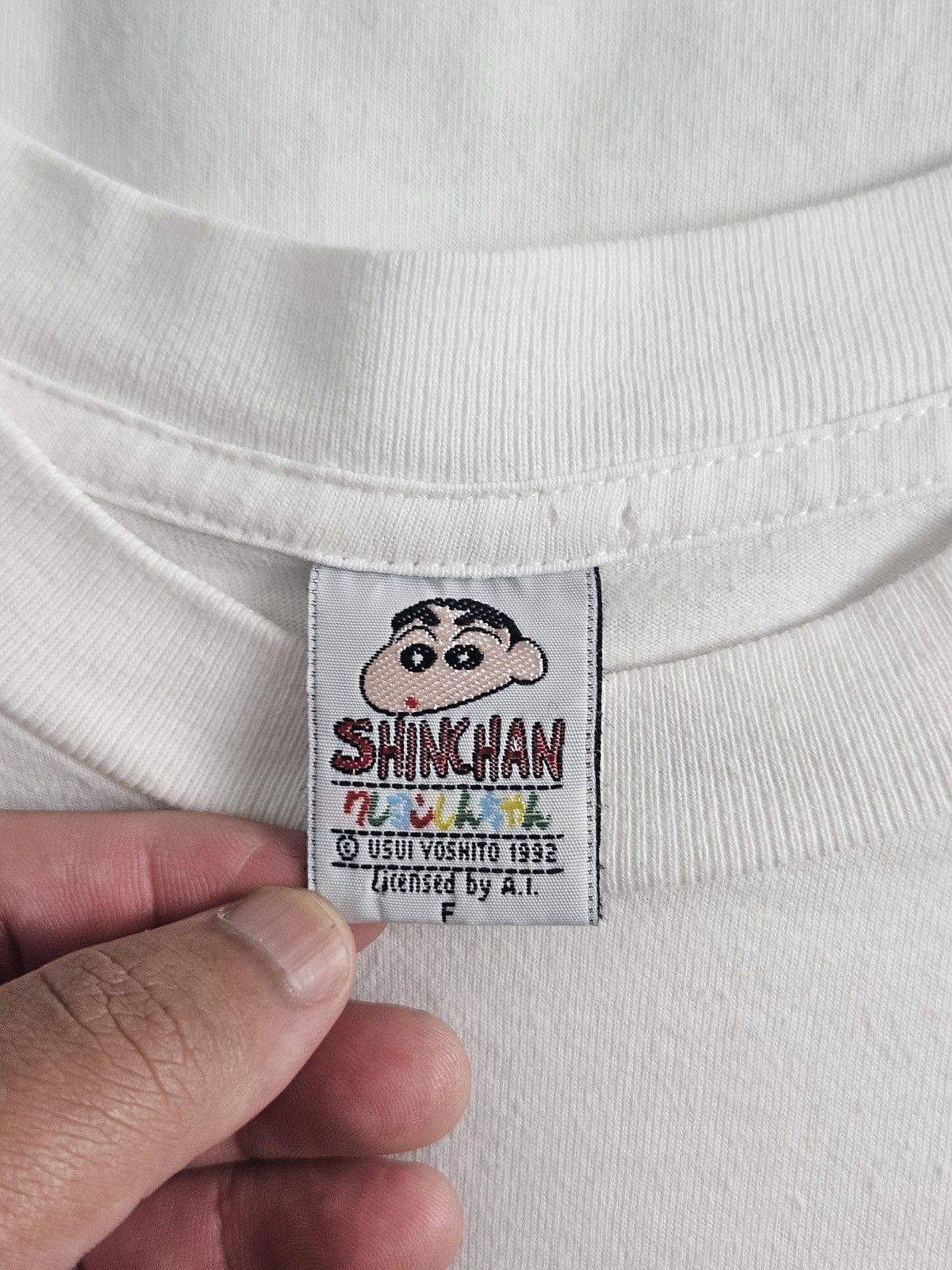 Vintage Vintage Crayon Shin Chan 90s 1992 tv cartoon show tee shirt Size US S / EU 44-46 / 1 - 5 Thumbnail