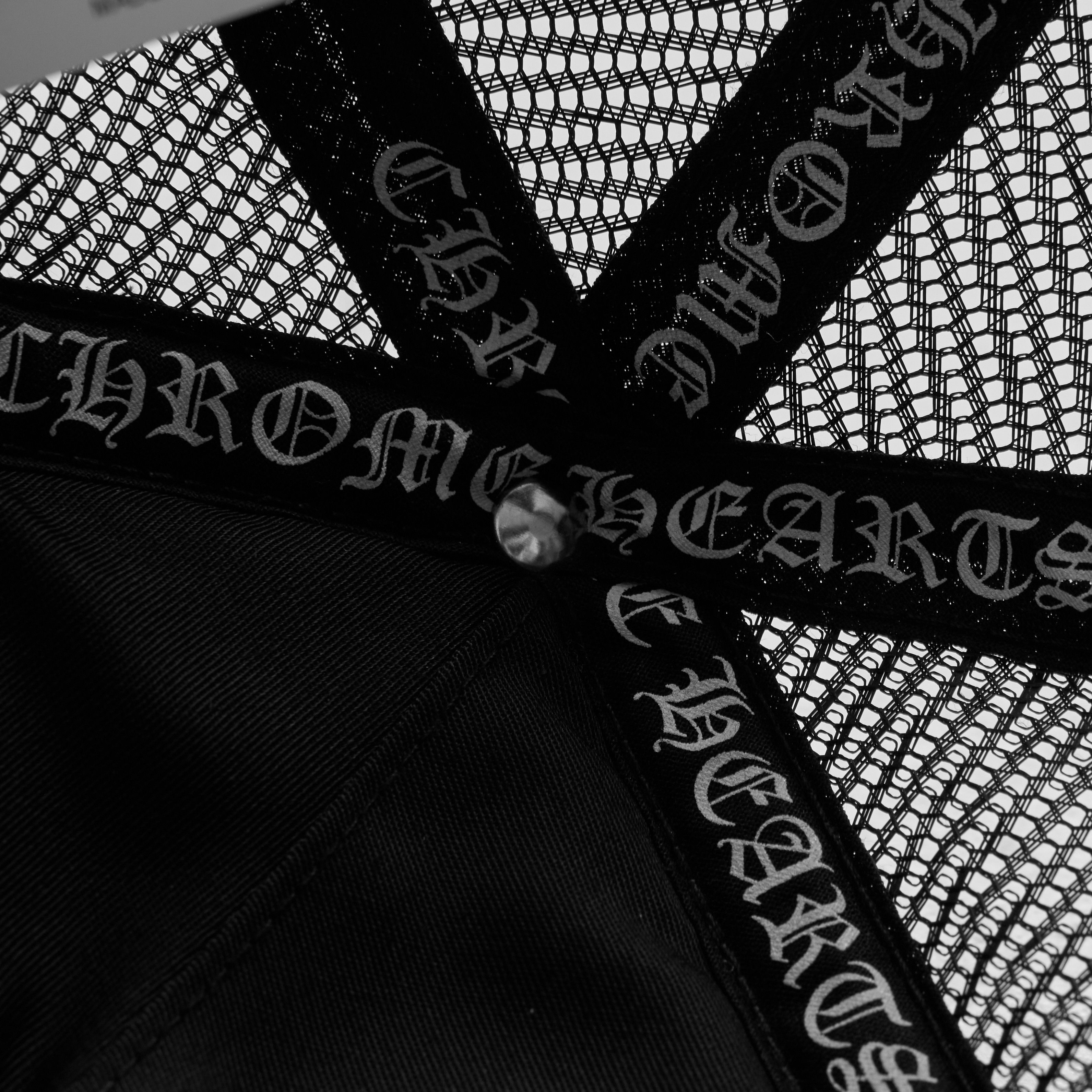Chrome Hearts CHROME HEARTS Matty Boy Leather Chomper Lips Trucker Hat Size ONE SIZE - 5 Thumbnail