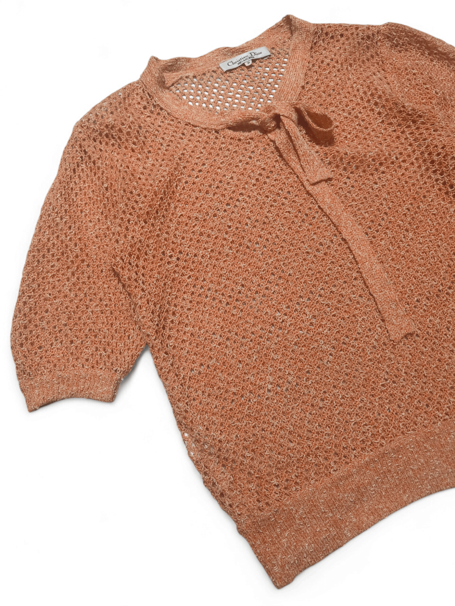 Christian Dior Monsieur Vintage Christian Dior Openwork Knitwear Transparent Sweater Size M / US 6-8 / IT 42-44 - 5 Thumbnail