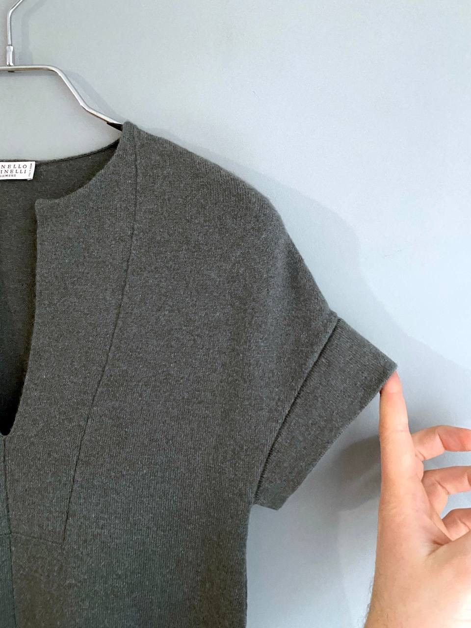 Brunello Cucinelli × Designer Brunello Cucinelli Women's Cashemere Knitted Dress Made in Italy, Size S Size S / US 4 / IT 40 - 8 Thumbnail