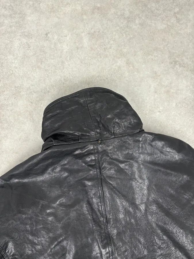 Emporio Armani AW2007 Emporio Armani Multi-Pocket Black Leather Jacket Size US L / EU 52-54 / 3 - 6 Thumbnail