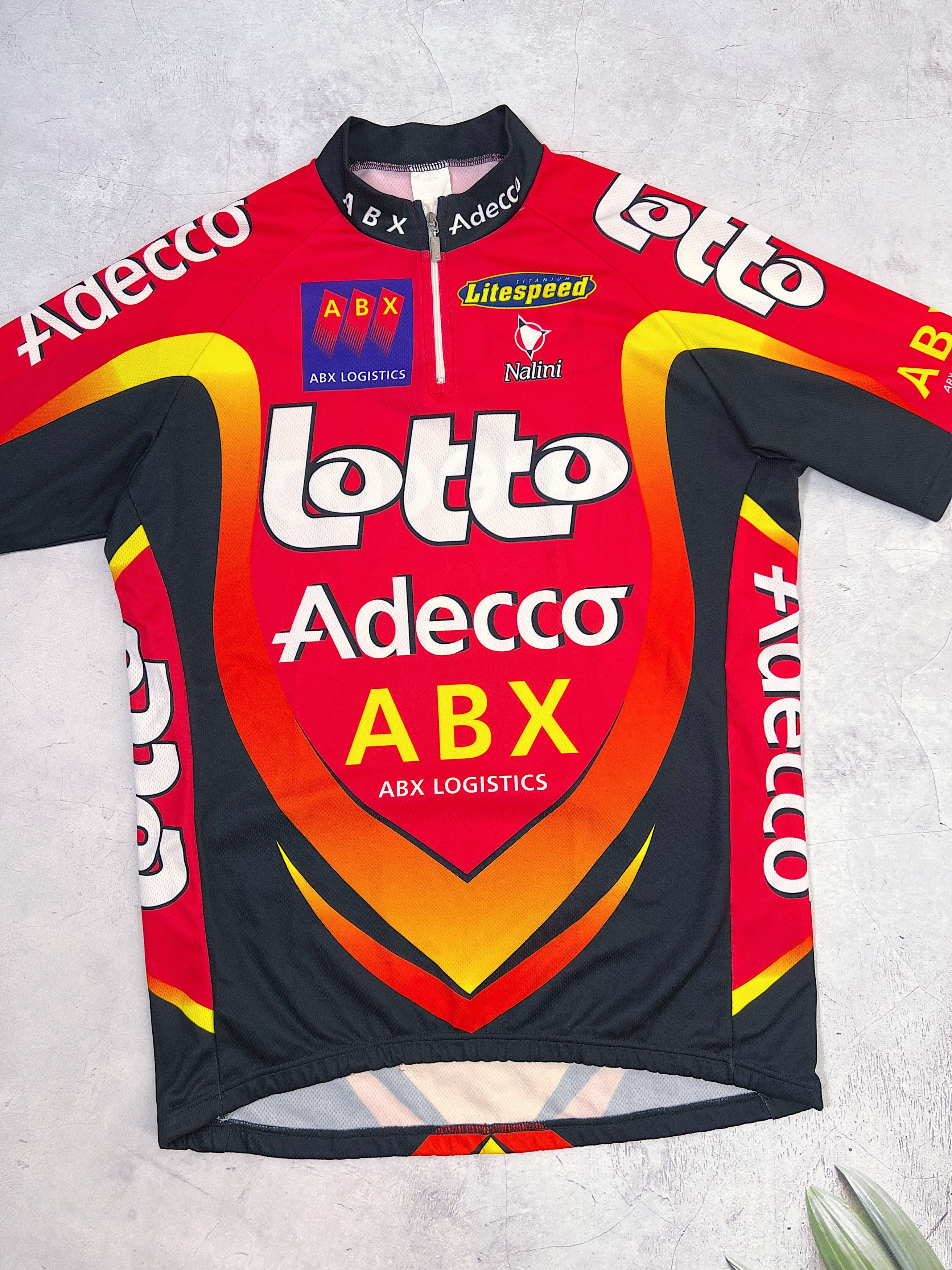 Sports Specialties × Vintage Vintage Nalini Lotto ABX Cycling Jersey Adecco Size US M / EU 48-50 / 2 - 5 Thumbnail