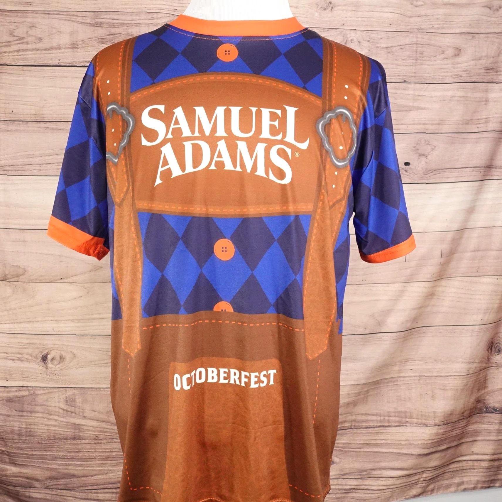 Vintage Samuel Adams Shirt Adult Medium Oktoberfest Lederhosen Costume Beer Graphic Tee Size US M / EU 48-50 / 2 - 2 Thumbnail