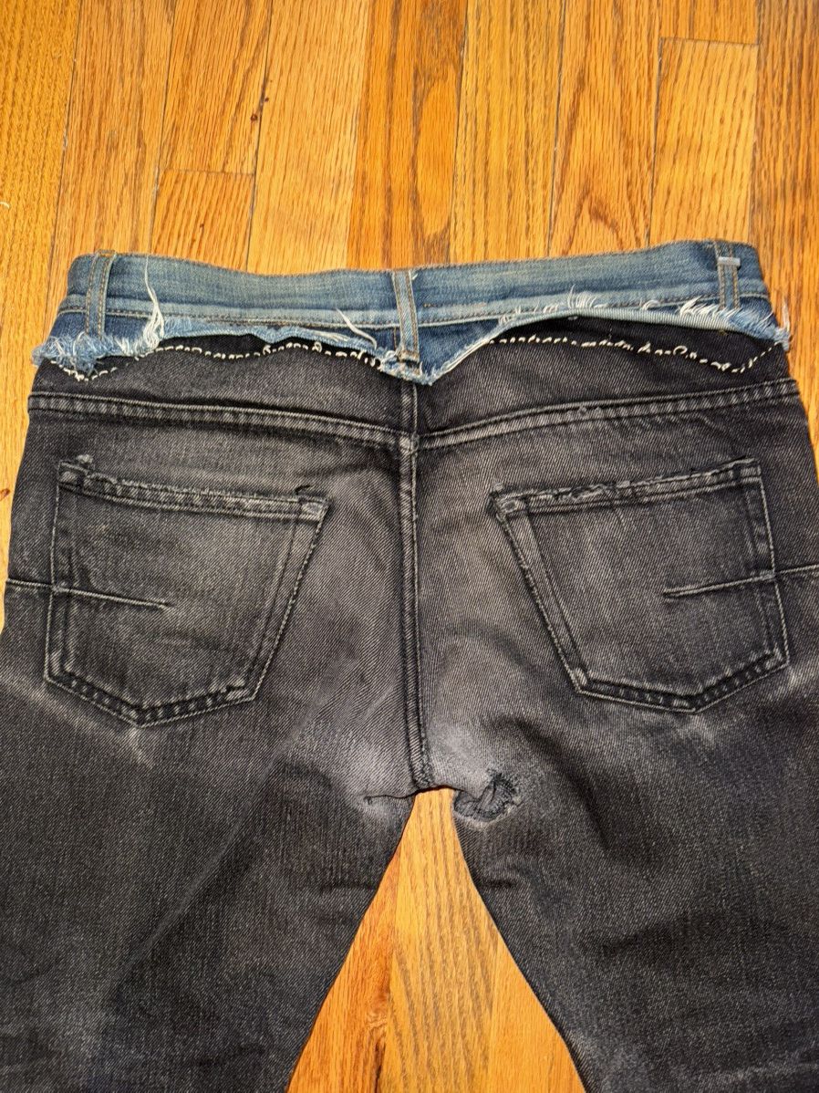 Dior × Hedi Slimane Dior Homme AW06 “Cummerbund” Denim Size US 28 / EU 44 - 3 Thumbnail