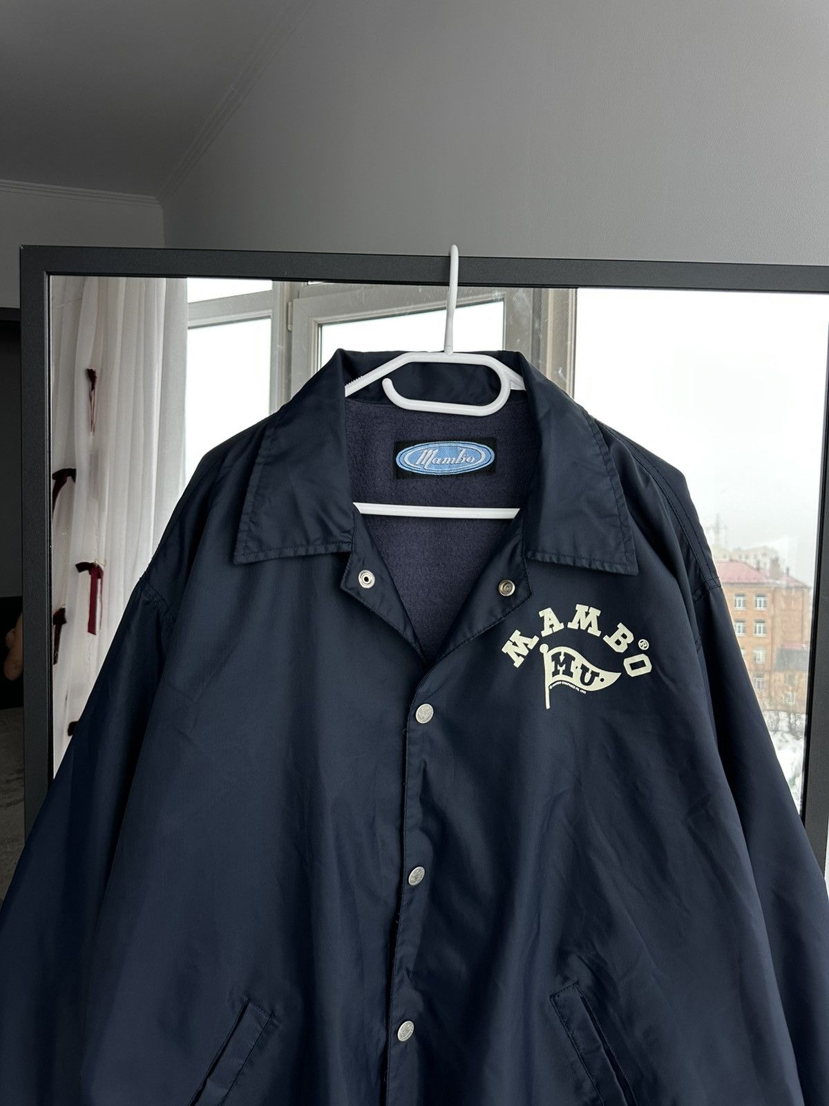Mambo Vintage Mambo 1995 Men’s Navy Coach Jacket Sz XL Size US XL / EU 56 / 4 - 2 Thumbnail