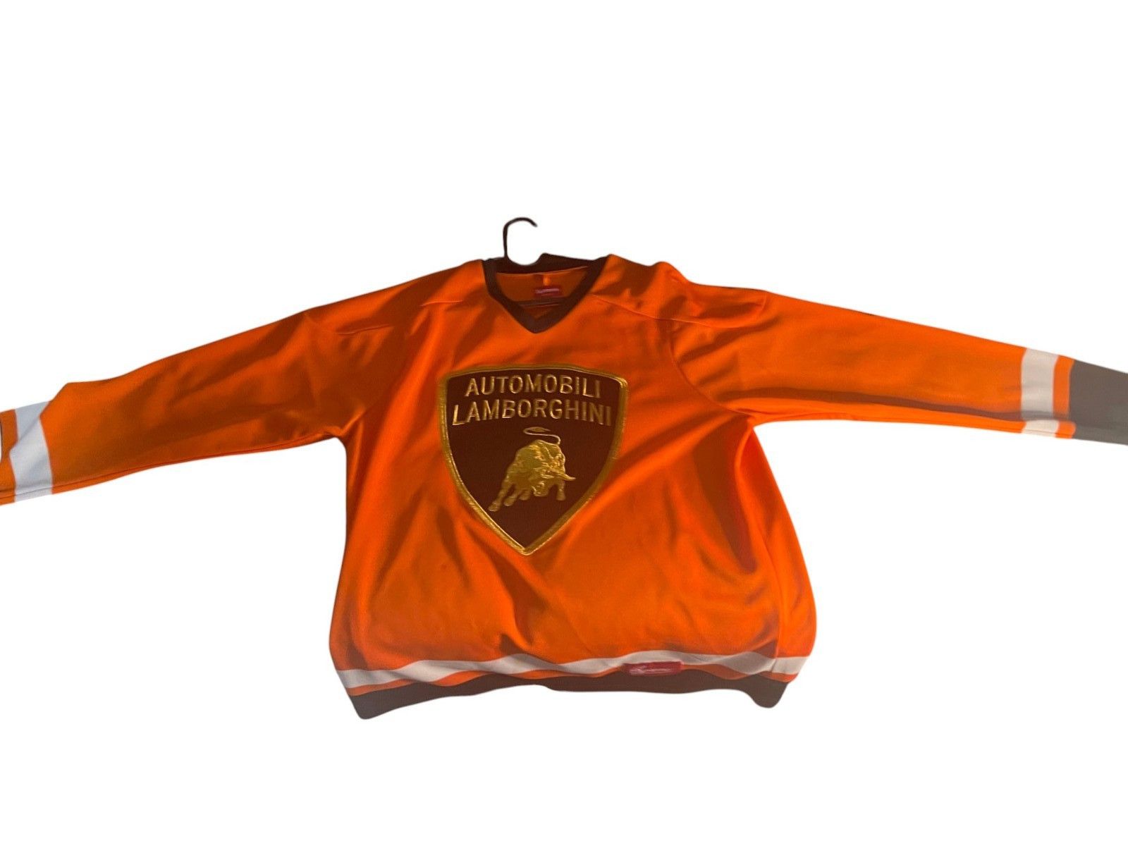 Supreme Supreme Lamborghini Hockey Jersey SS20 Orange Men's Large Size US L / EU 52-54 / 3 - 8 Thumbnail