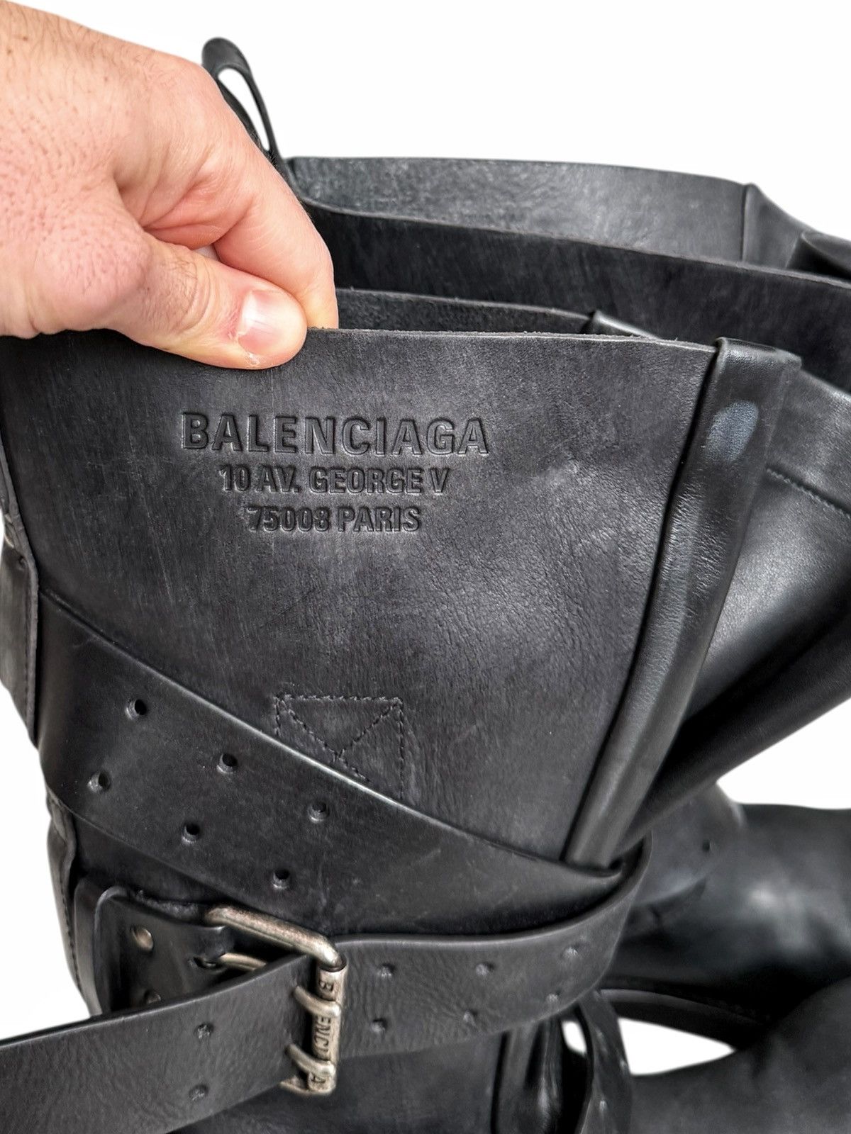 Balenciaga Venom High Buckle Stomper Boot Size US 9 / EU 42 - 3 Thumbnail