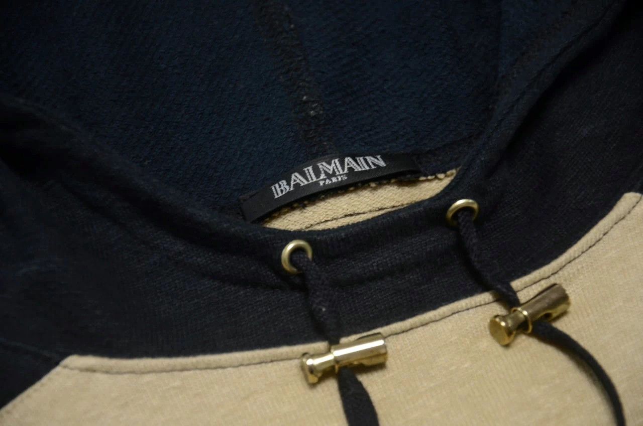 Balmain Balmain Mainline Big Logo Hoodie Thin Oversized XS Size US XS / EU 42 / 0 - 7 Thumbnail