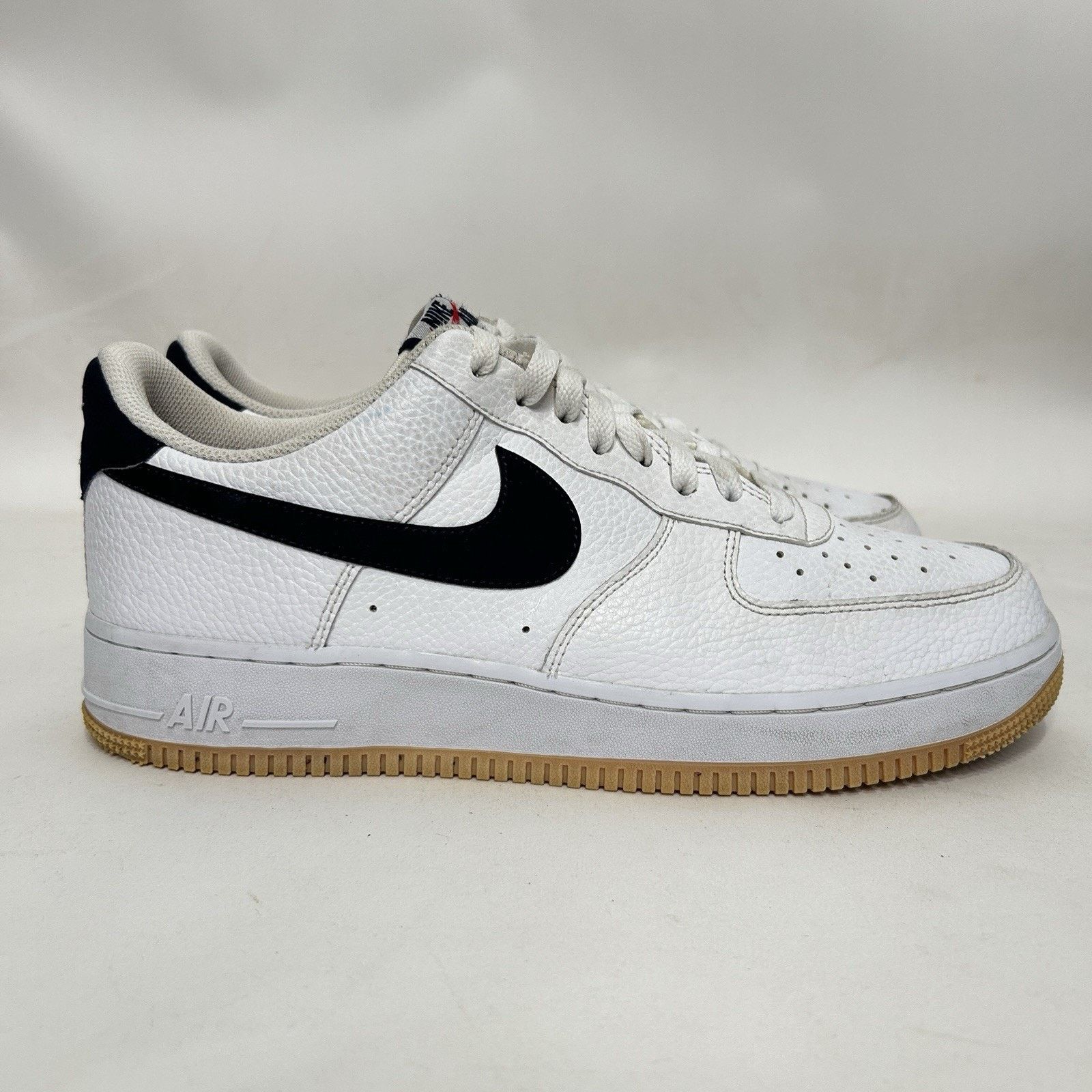 Nike Nike Air Force 1 Low ‘07 "White Obsidian" 2019 Size US 11.5 / EU 44-45 - 4 Thumbnail