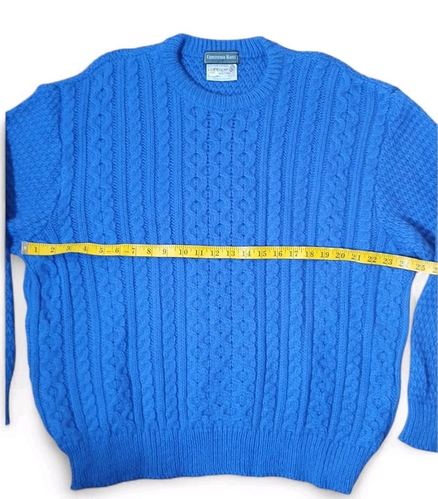 Other Christoper Hayes 100% Wool XL Cottage Knitwear Irish Sweater Size US XL / EU 56 / 4 - 4 Thumbnail