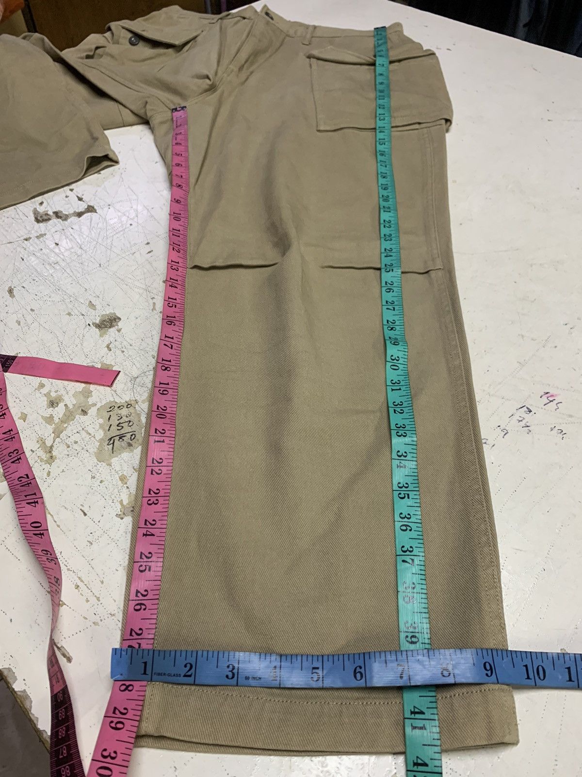 The Unbranded Brand BAGGY CARGO UNSTUDIED Size US 34 / EU 50 - 19 Thumbnail
