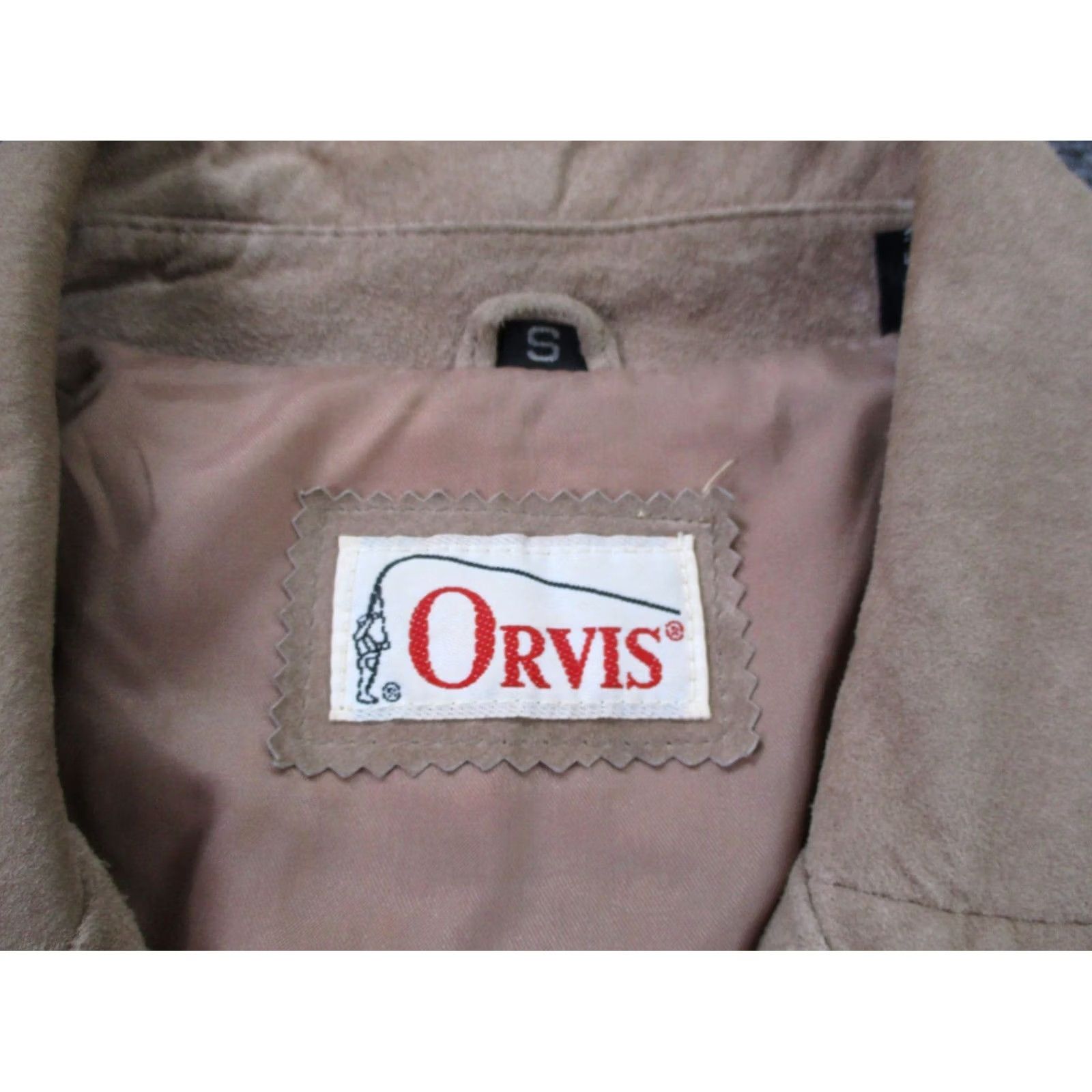Orvis VINTAGE Orvis Jacket Beige Genuine Leather Coat Belted Designer 80s 90s Womens S Size S / US 4 / IT 40 - 6 Thumbnail