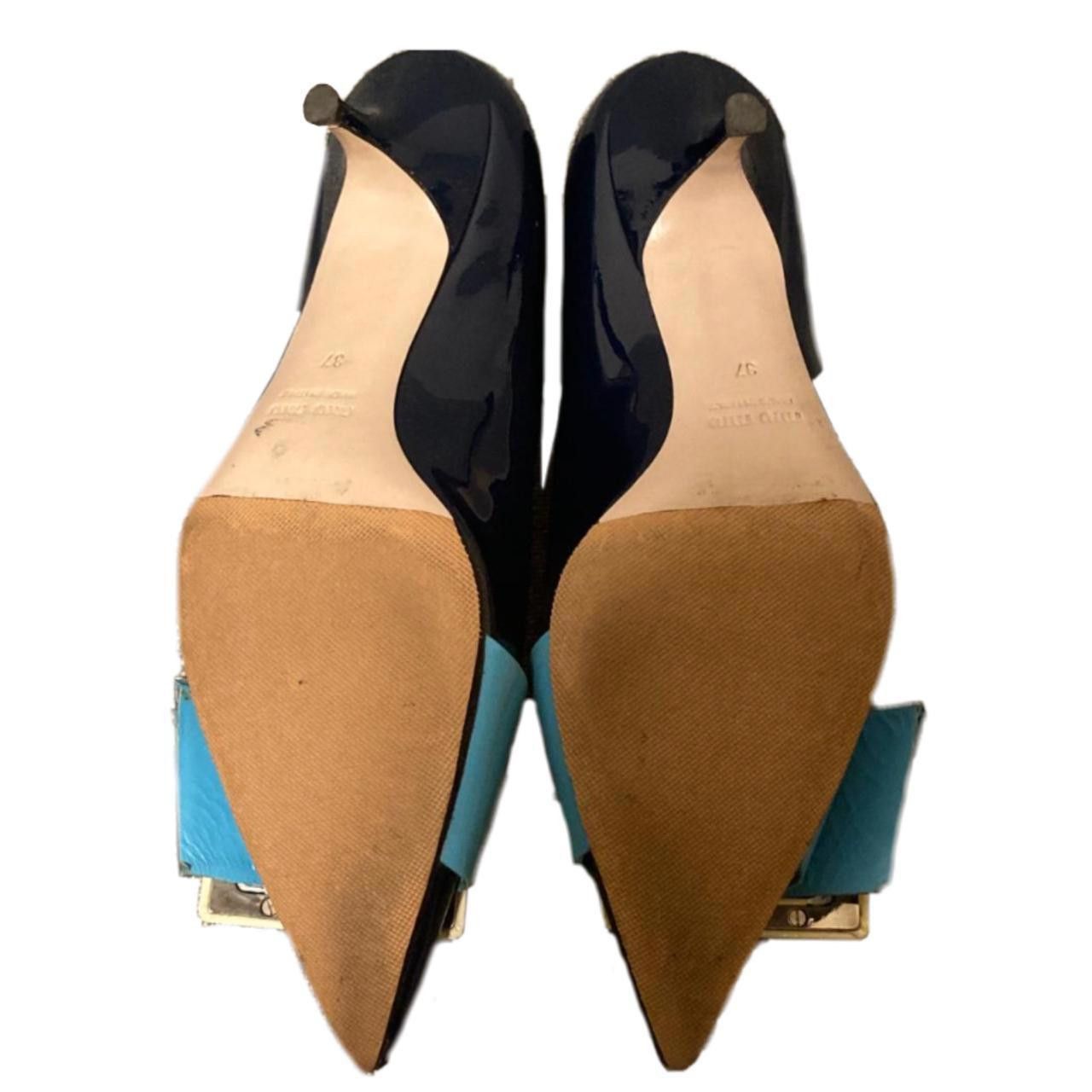 Miu Miu Miu Miu Buckle colour Block Kitten Heels Size US 6.5 / IT 36.5 - 2 Thumbnail