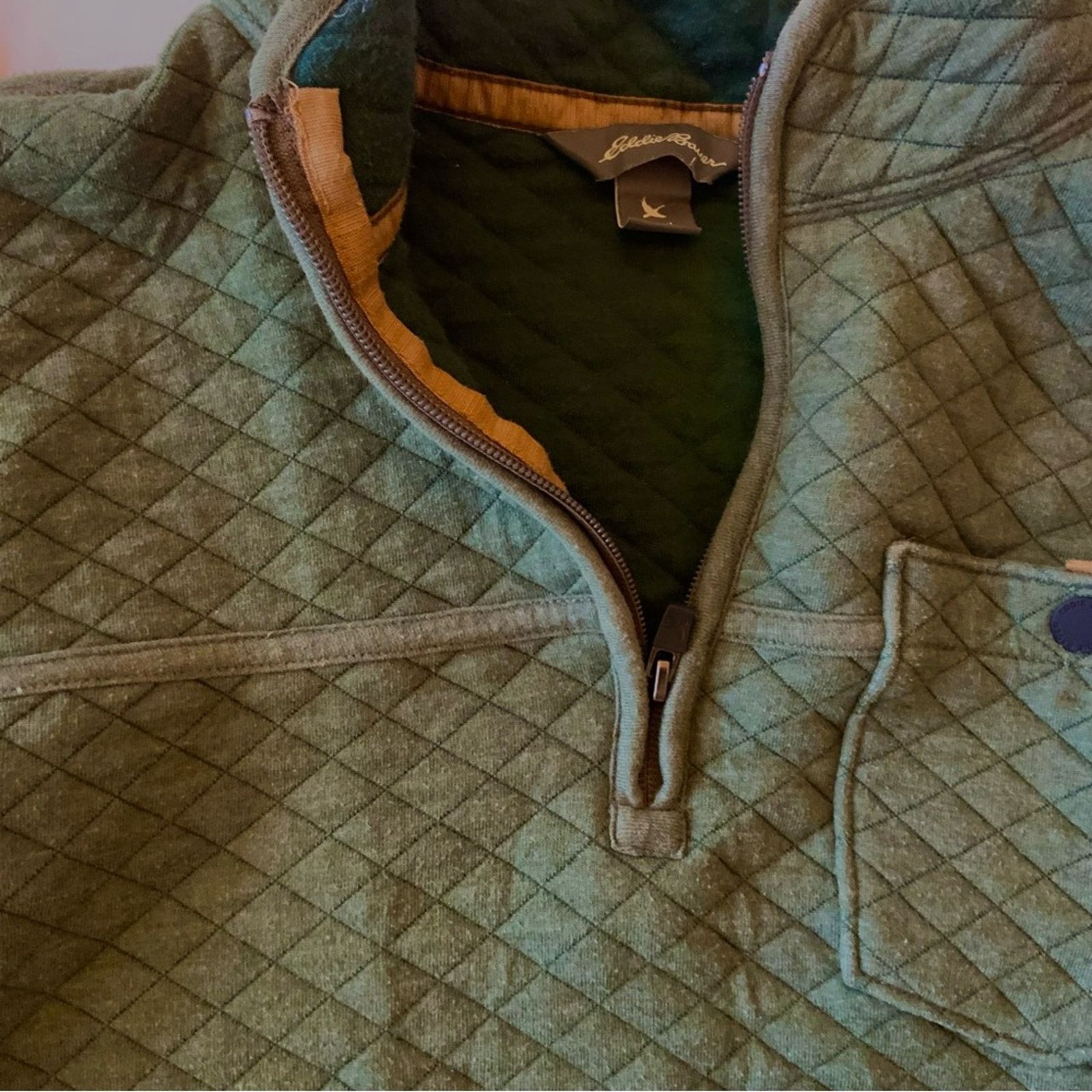 Eddie Bauer Green Eddie Bauer quarter zip pullover Size US XL / EU 56 / 4 - 6 Thumbnail