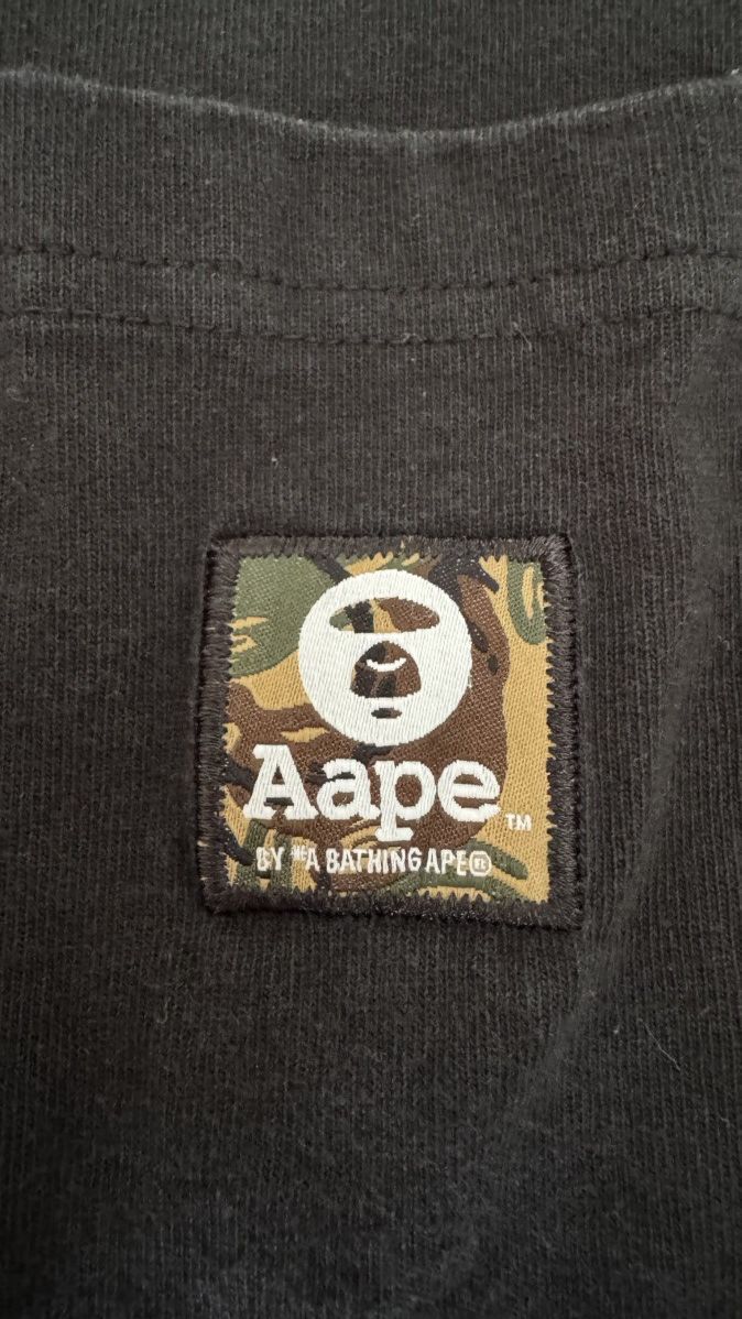 Aape × Bape AAPE LOGO PATCH POCKET TEE Size US M / EU 48-50 / 2 - 3 Thumbnail