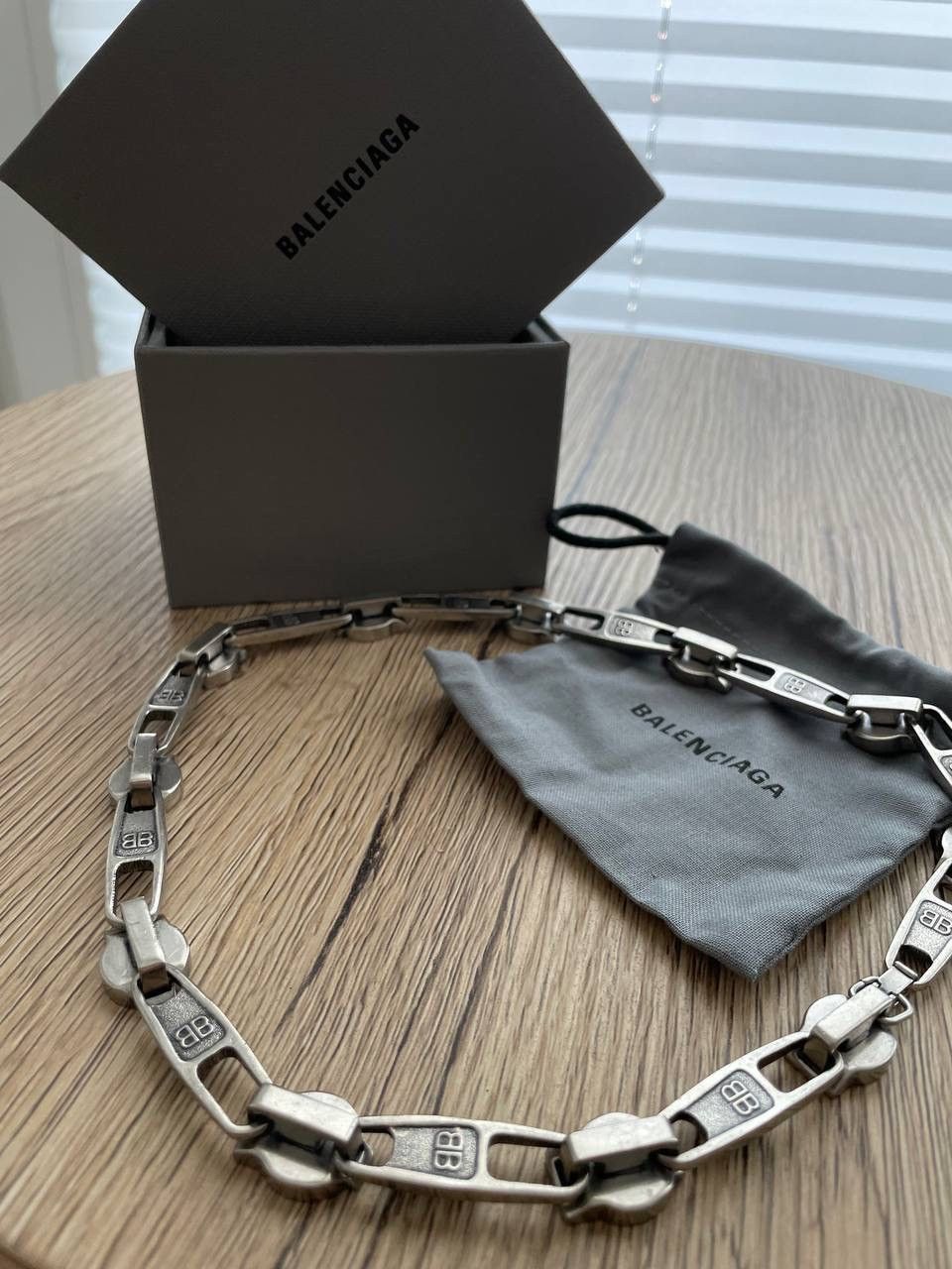 Balenciaga Balenciaga silver zip necklace Size ONE SIZE - 1 Thumbnail
