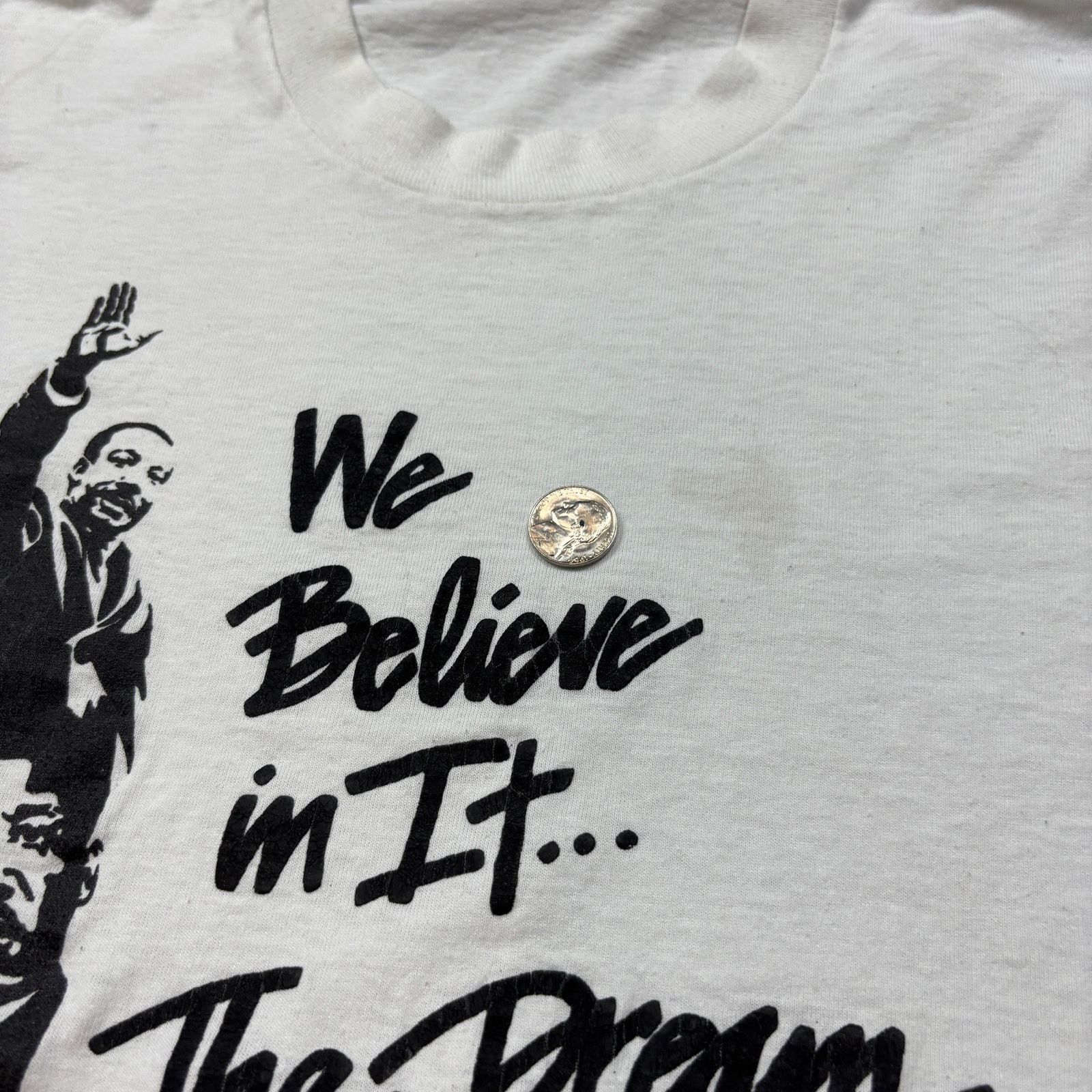 Vintage VTG 1991 Still Marching Martin Luther King Jr. Shirt Large Size US L / EU 52-54 / 3 - 11 Thumbnail