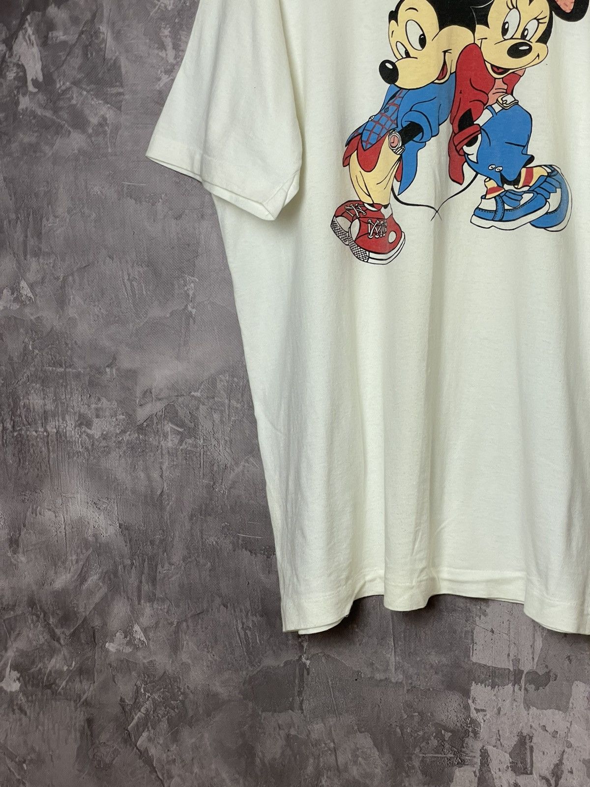 Mickey Mouse × Vintage Mickey Mouse vintage t-shirt single stitched printed Size US XL / EU 56 / 4 - 4 Thumbnail