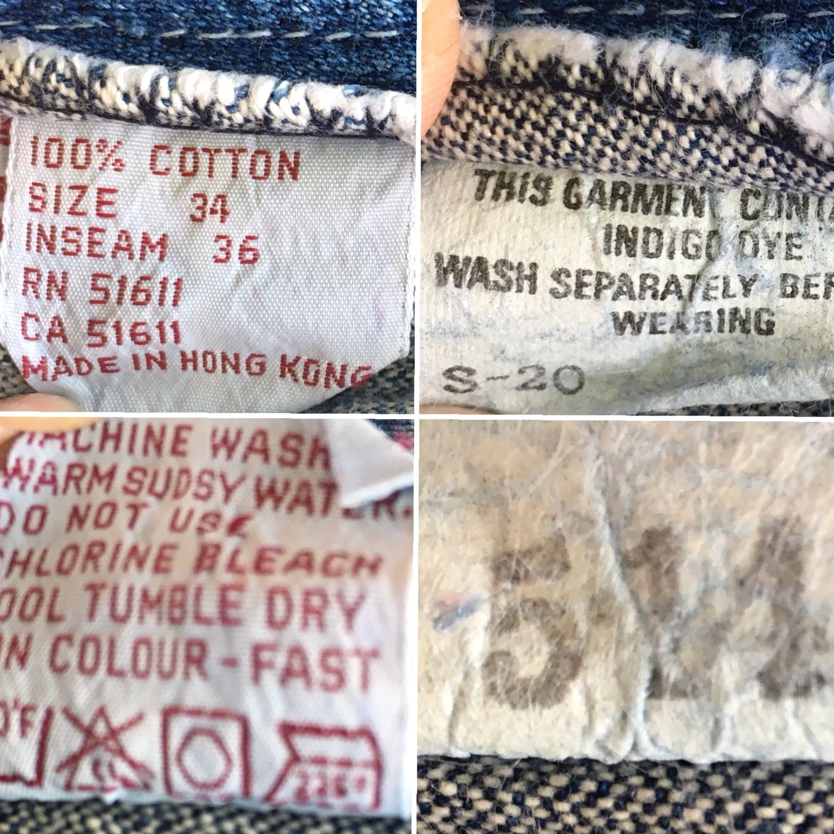 Vintage VINTAGE Sergio Valente Jeans 34 36 Measure 31.5 in X 31 - 32 1970s 1980s Denim Blue 31.5 31 32 Zipper fly Mens Womens (adjusted) Size US 30 / EU 46 - 7 Thumbnail