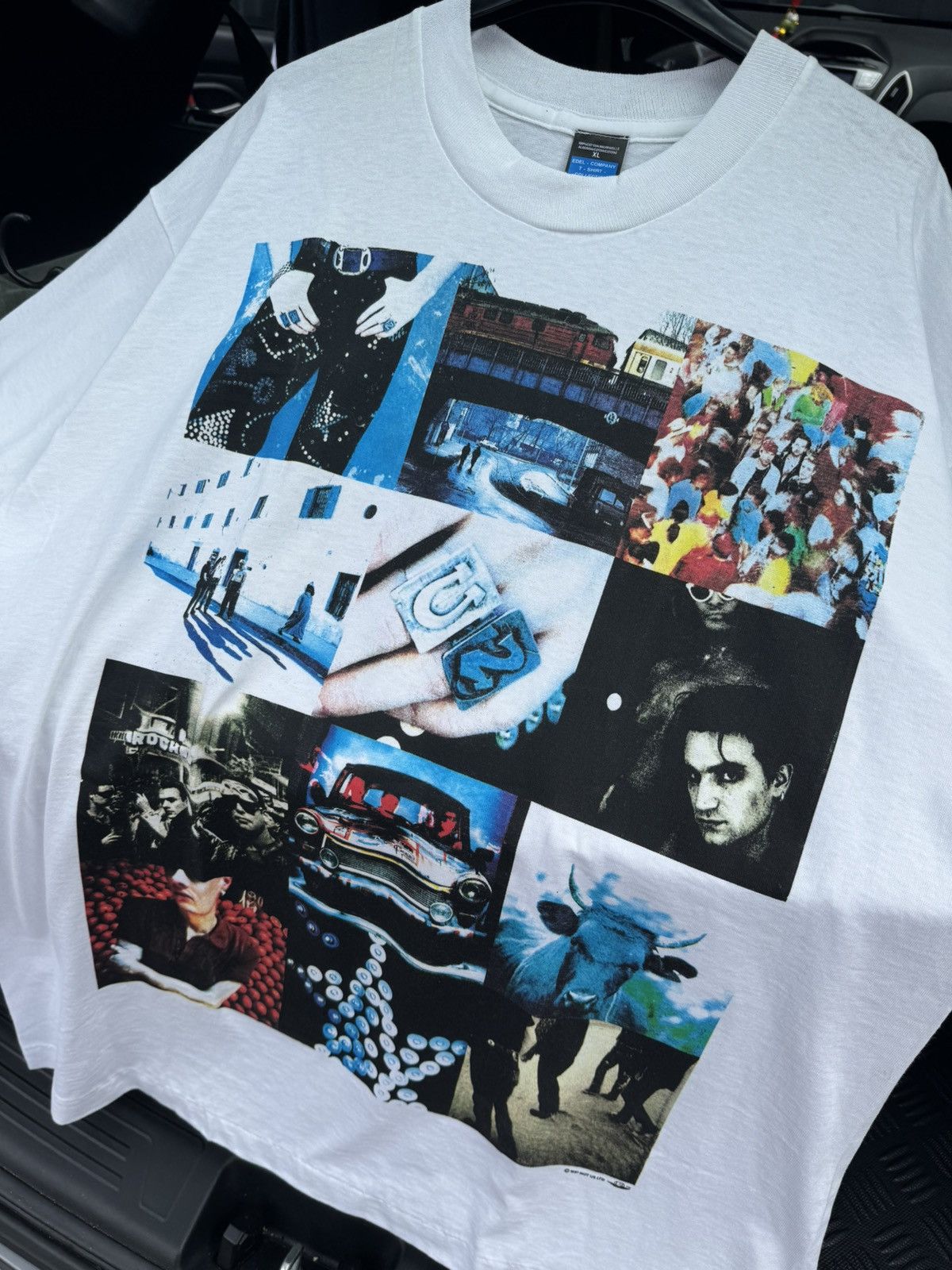 Band Tees 1991 U2 Vintage Band Tee Single Stitch 90s Rock Tour Irish Size US XL / EU 56 / 4 - 10 Thumbnail