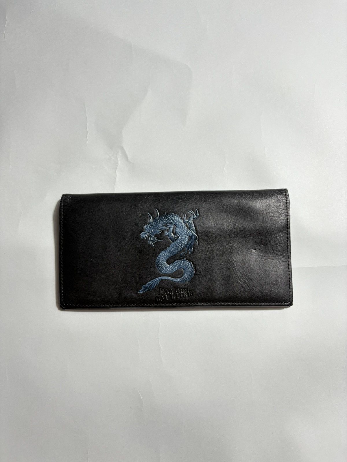 Jean Paul Gaultier RARE JEAN PAUL GAULTIER BLUE DRAGON LEATHER LONG WALLET Size ONE SIZE - 1 Thumbnail