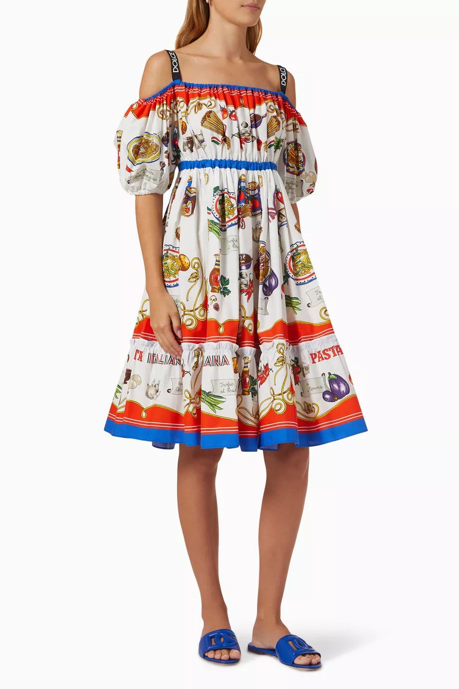 Dolce & Gabbana o1y0825 Mini Dress in Multicolor Size L / US 10 / IT 46 - 1 Thumbnail