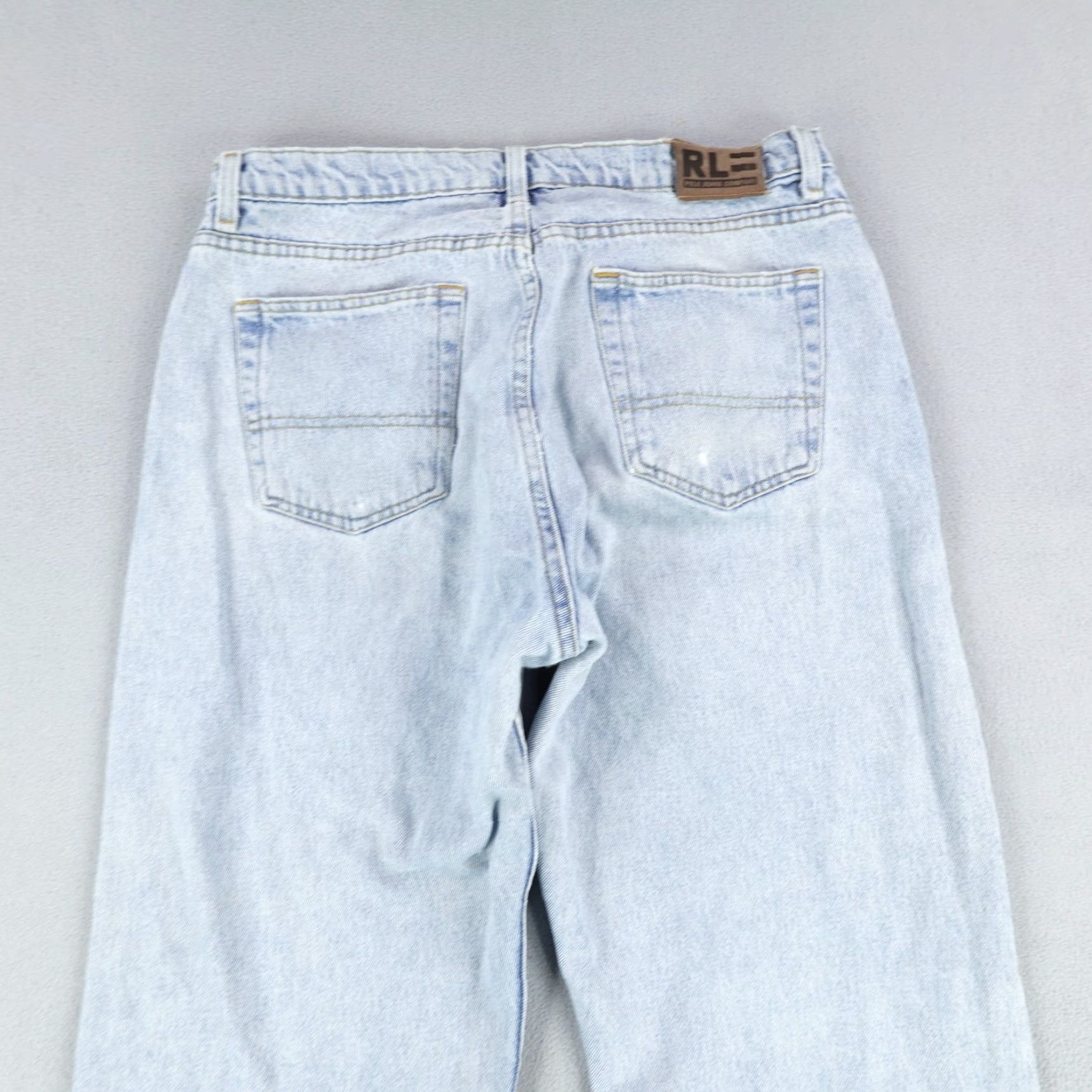 Polo Ralph Lauren VINTAGE Ralph Lauren Polo Jeans Men Size 34 Waist Denim Straight Fit Light Wash Grunge Style Size US XS / EU 42 / 0 - 7 Thumbnail