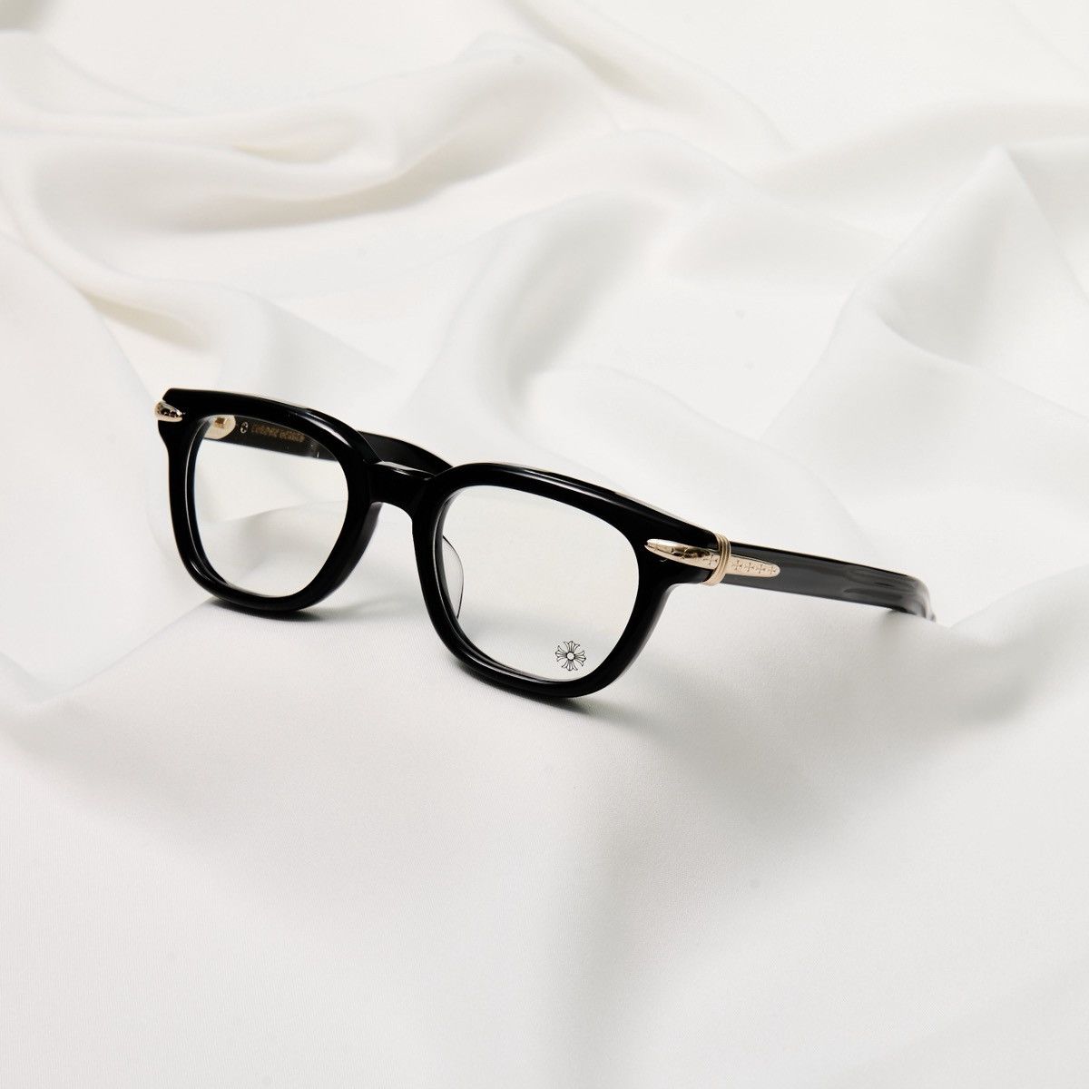 Chrome Hearts CHROME HEARTS DRIPPIN BLACK/18KGP GLASSES Size ONE SIZE - 1 Thumbnail