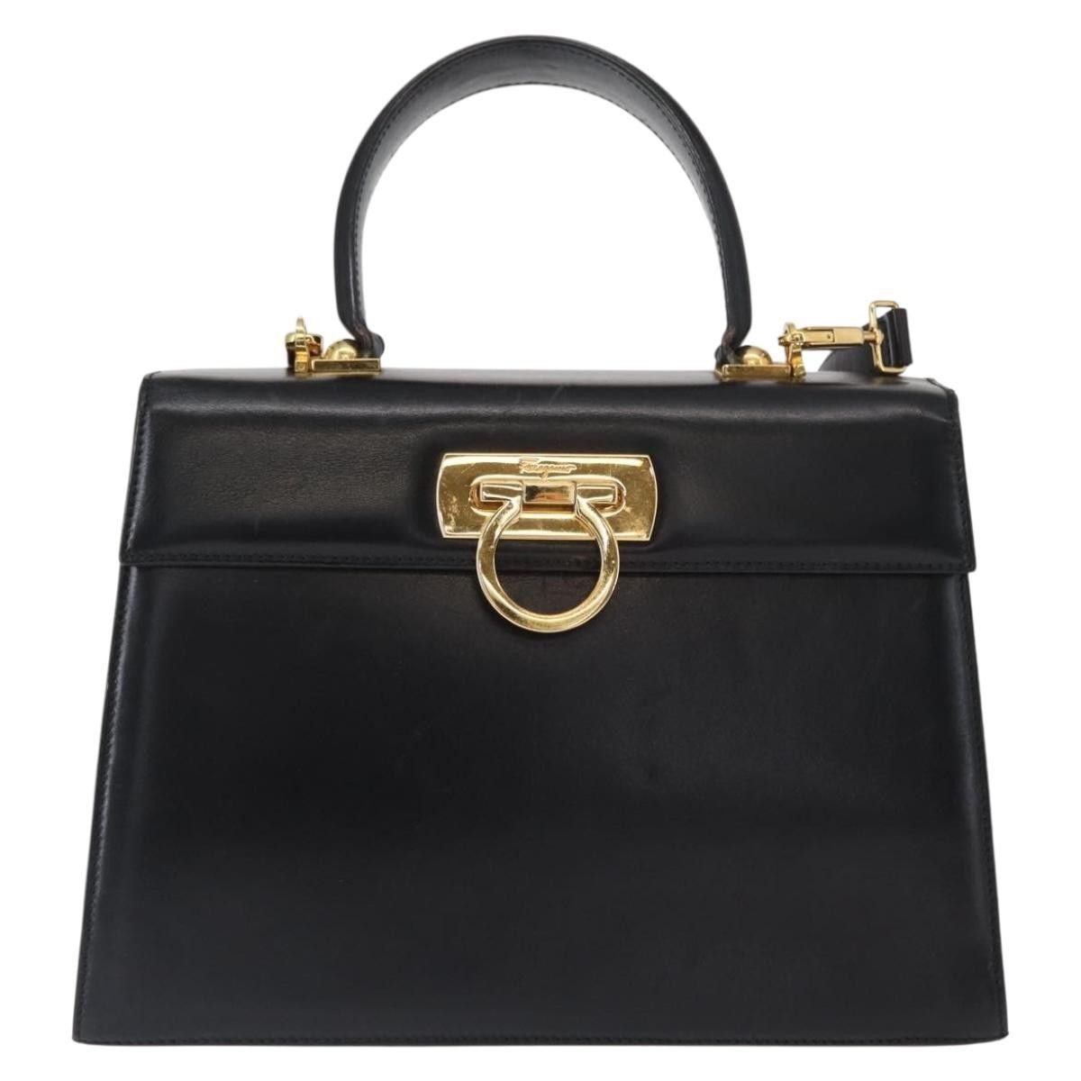 Salvatore Ferragamo Salvatore Ferragamo Convertible Top Handle Leather Size ONE SIZE - 1 Thumbnail