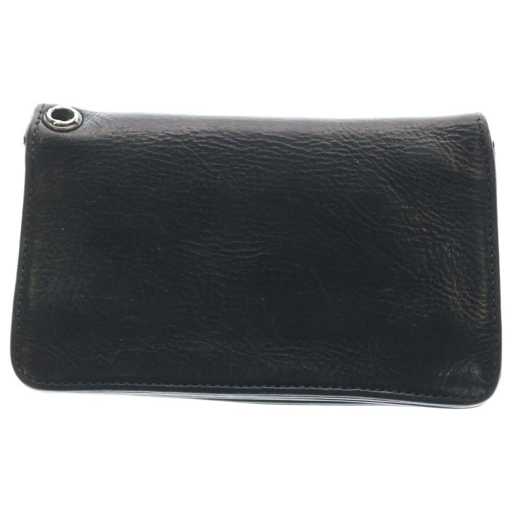 Chrome Hearts Chrome Hearts Celtic Button Leather Wallet Black Size ONE SIZE - 2 Thumbnail